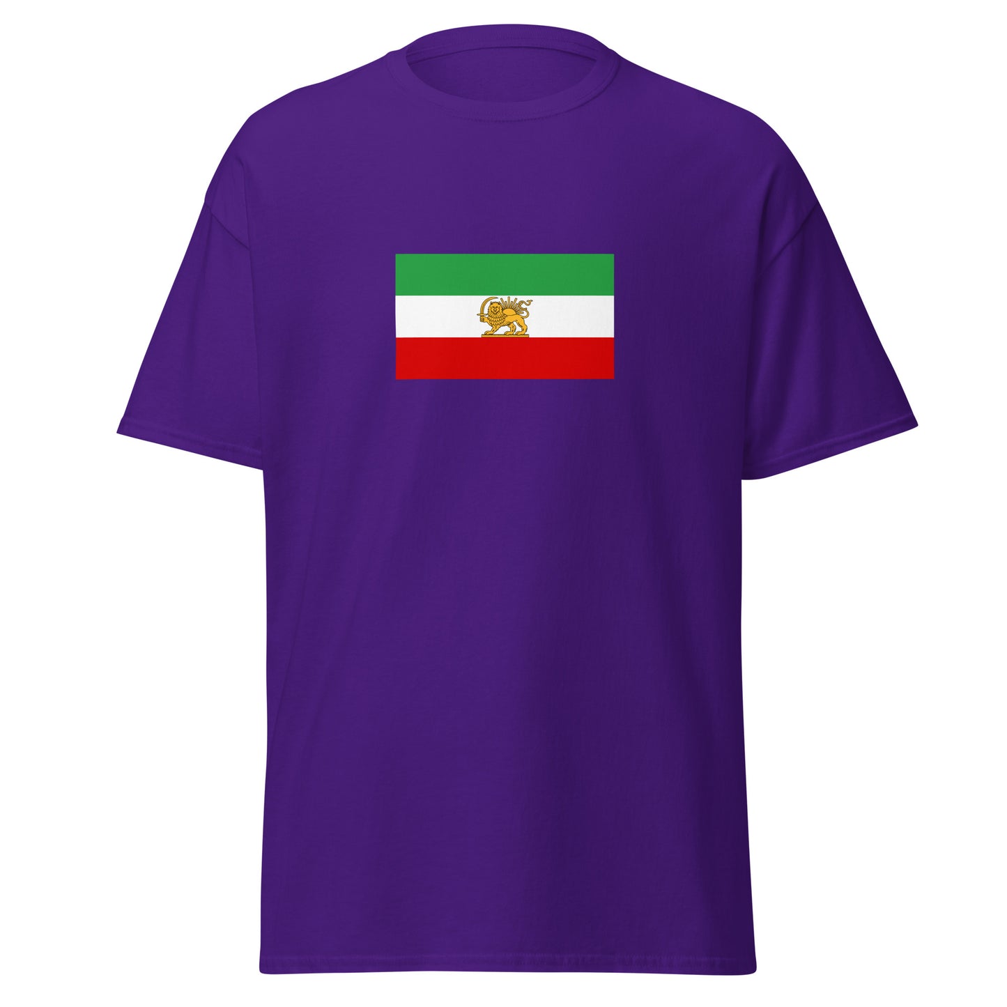 Iran - Constitutional Monarchy of Iran (1925-1979) | Historical Iran Flag Interactive T-shirt