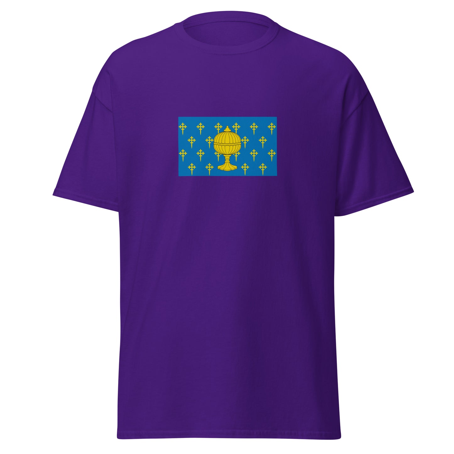 Spain - Suebic Kingdom of Galicia (409-585) | Historical Spanish Flag Interactive T-shirt