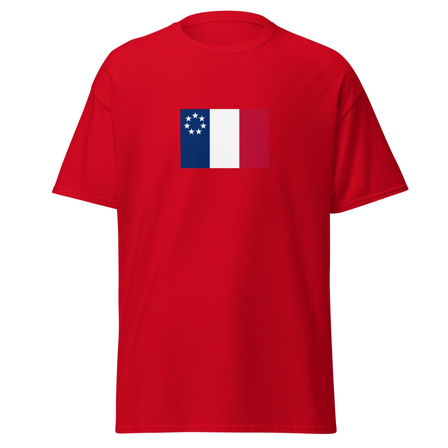 USA - New France (1534-1763) | Historical American Flag Interactive T-Shirt