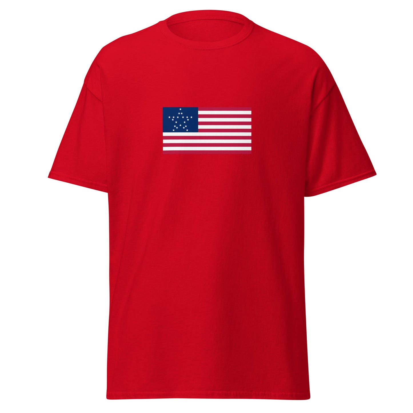 USA - 20 Great Star Flag (1818) | Historical American Flag Interactive T-Shirt