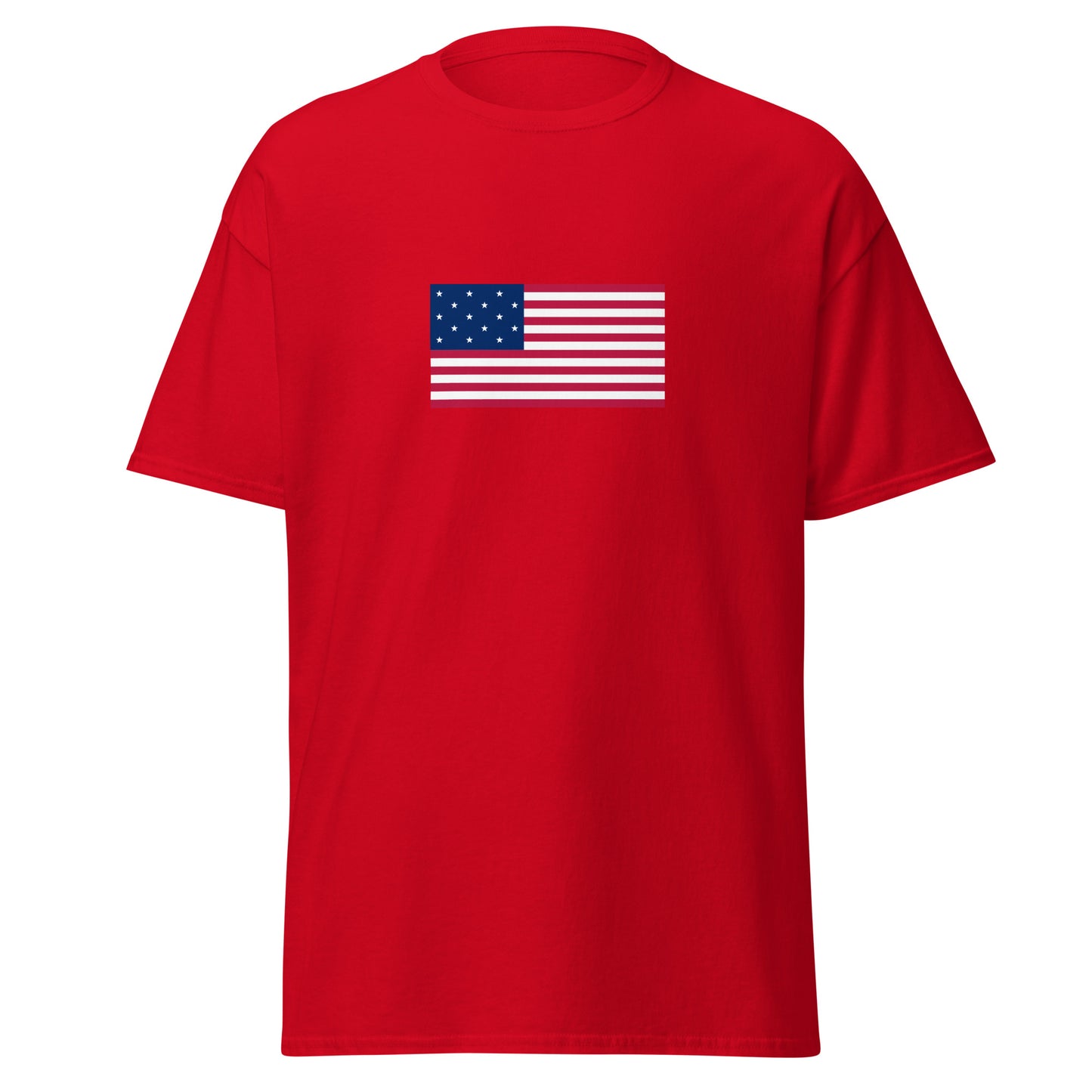 USA - 15 Star Spangled Flag (1795-1818) | Historical American Flag Interactive T-Shirt