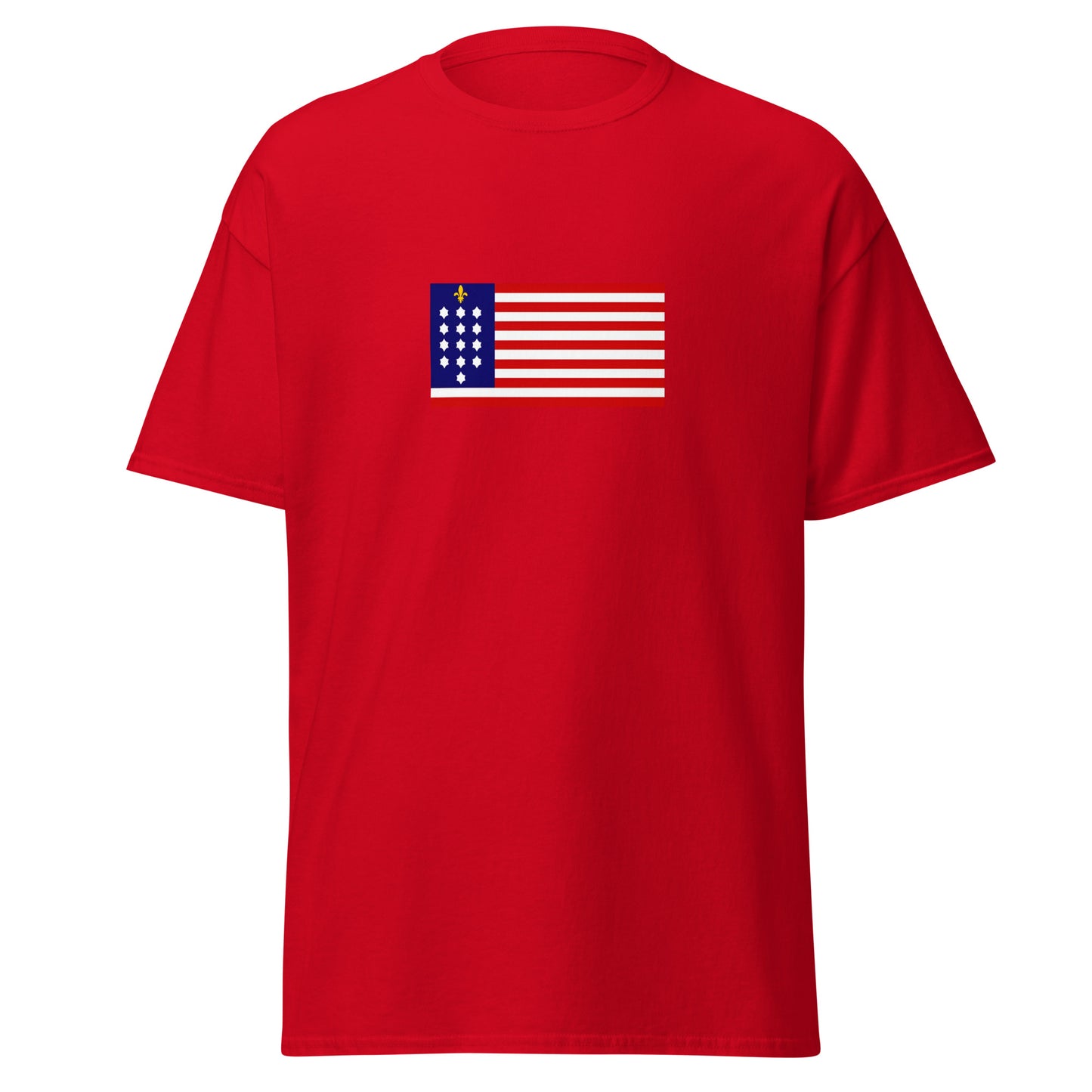 USA - Franco-American Alliance (1781) | Historical American Flag Interactive T-Shirt