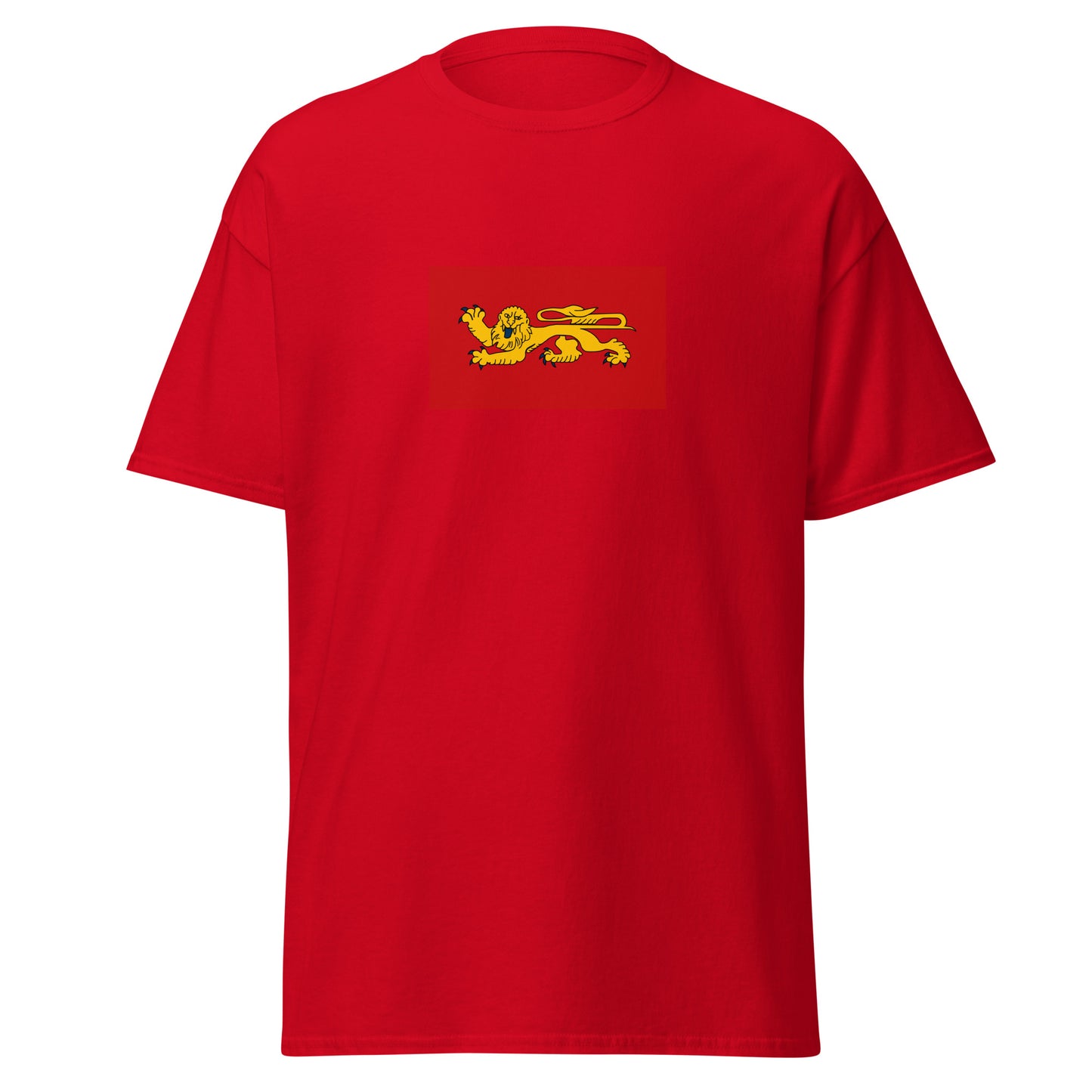 France - Occitania Duchy of Aquitaine (602-1453) | Historical French Flag Interactive T-Shirt