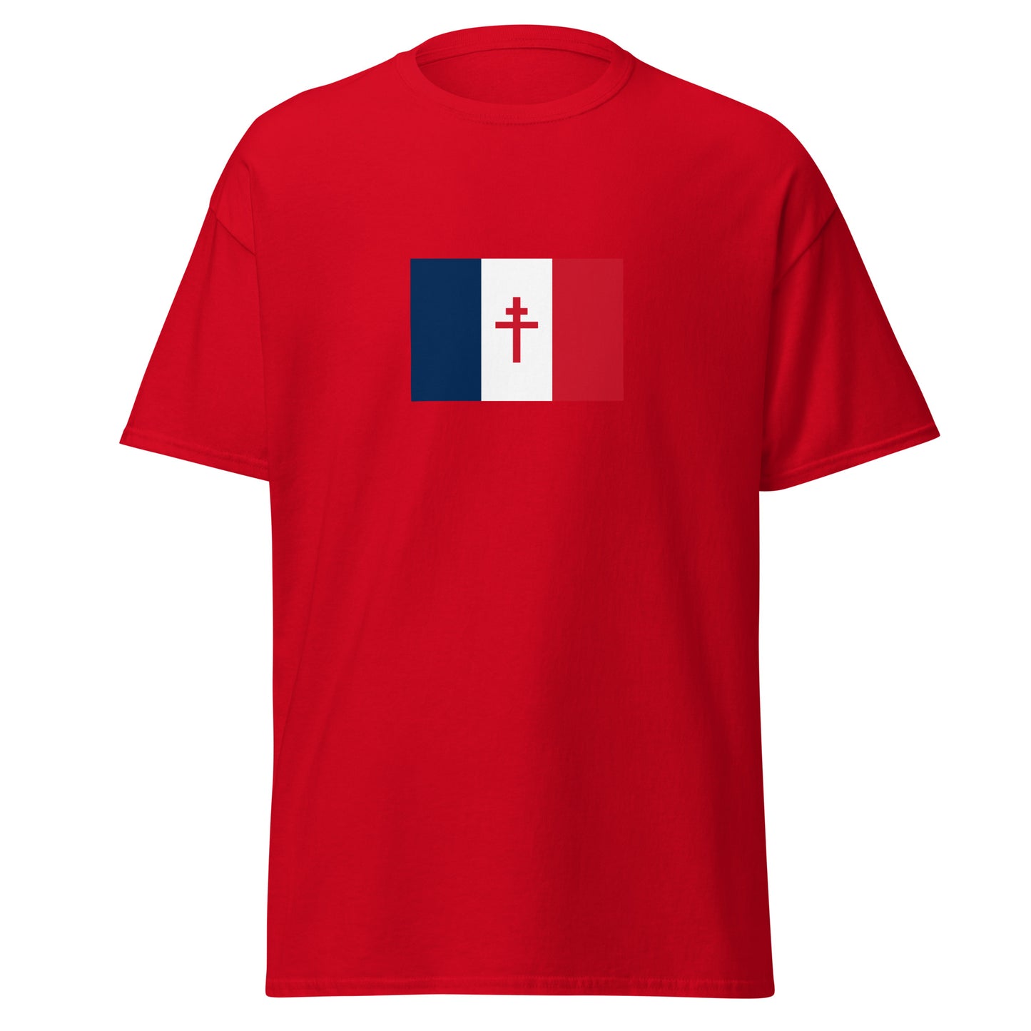 France - Free France (1940-1944) | Historical French Flag Interactive T-Shirt