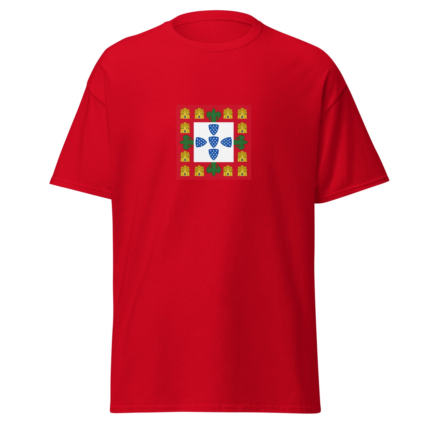 Portugal - Kingdom of Portugal (1139-1415) | Historical Portuguese Flag Interactive T-Shirt