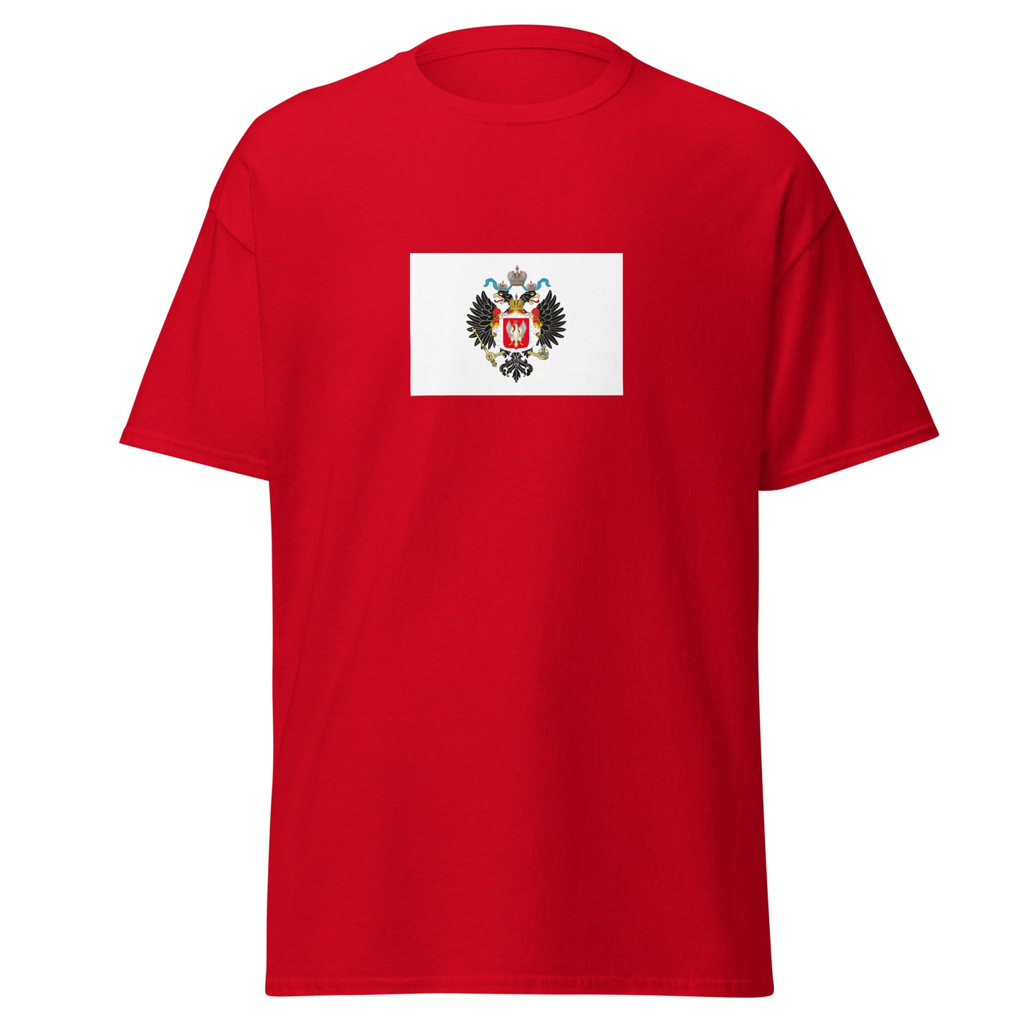 Poland - Kingdom of Poland (1815-1830) | Historical Polish Flag Interactive T-Shirt