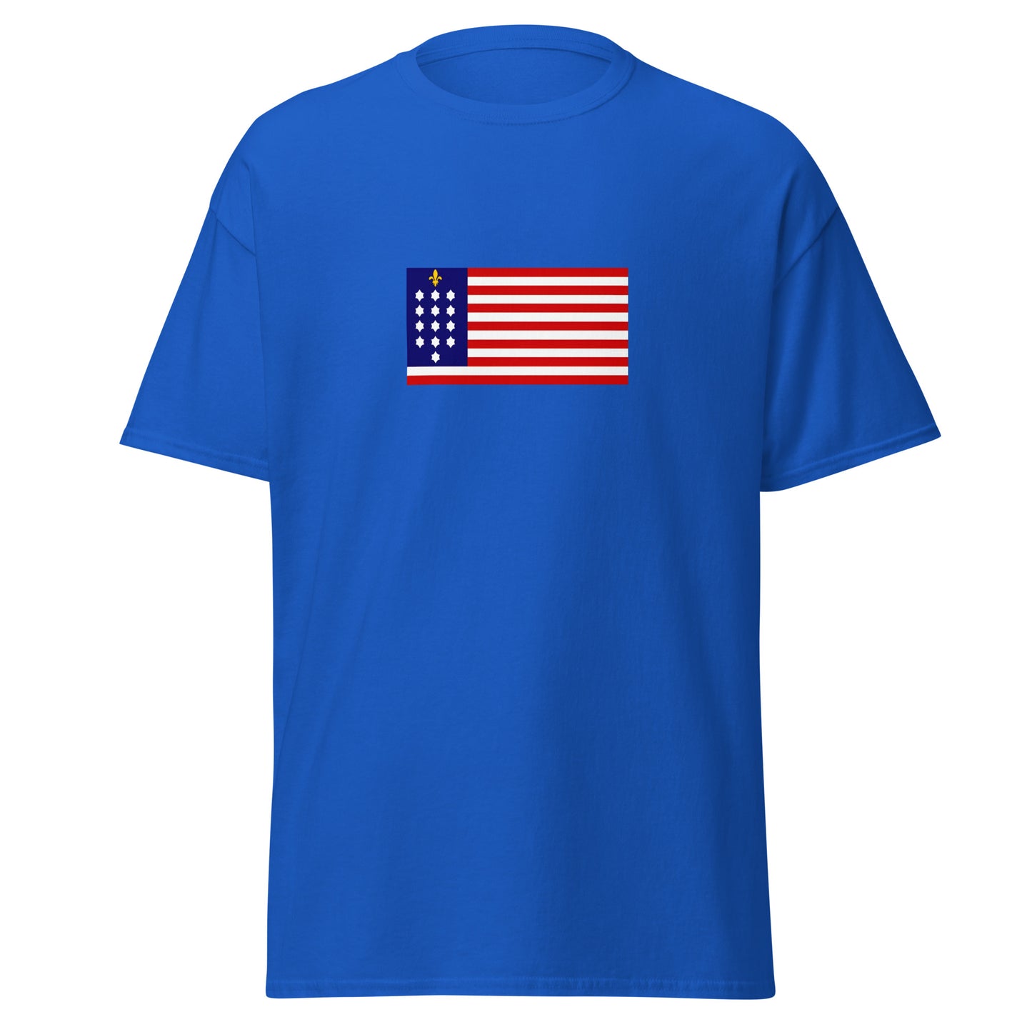 USA - Franco-American Alliance (1781) | Historical American Flag Interactive T-Shirt