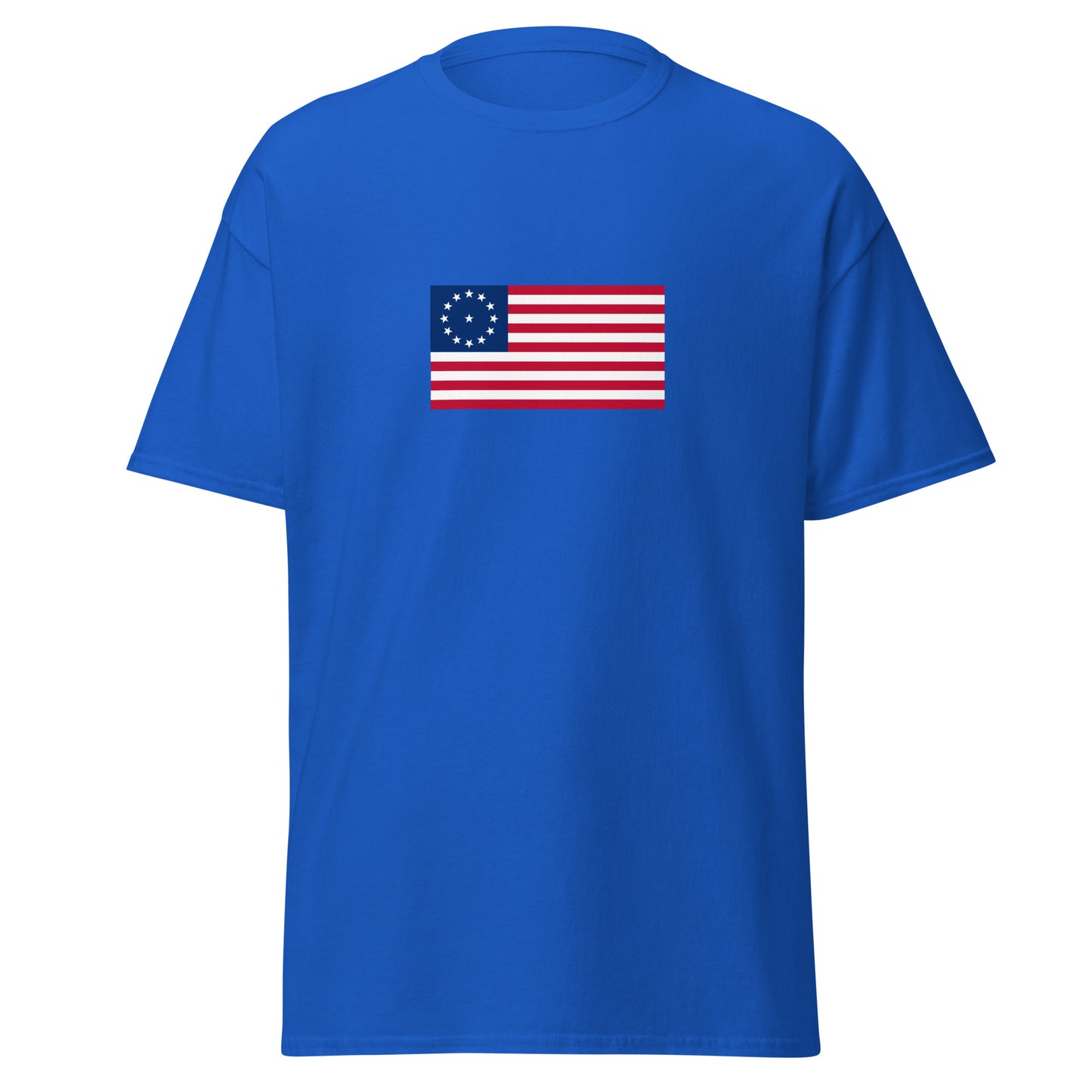 13 Stars & Stripes Cowpens Flag (1781) | American Flag Interactive History T-Shirt