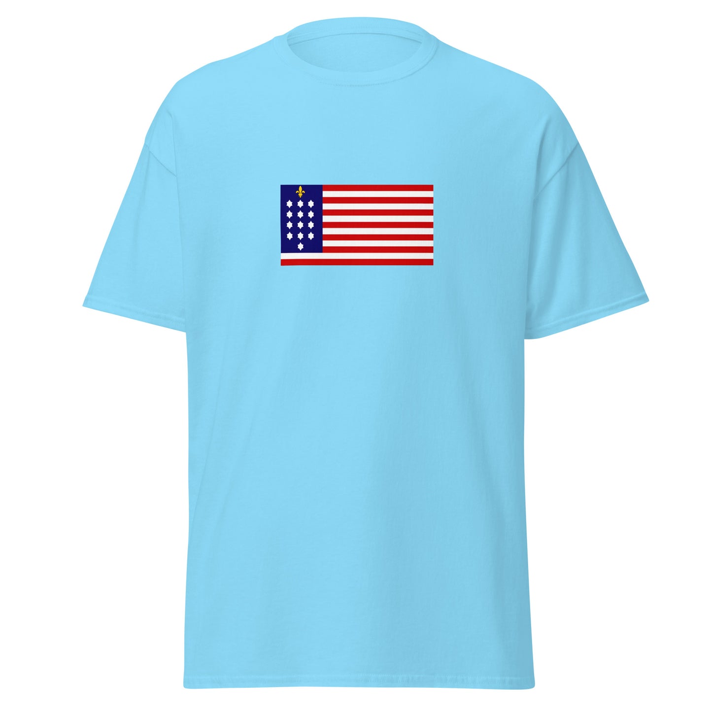 USA - Franco-American Alliance (1781) | Historical American Flag Interactive T-Shirt