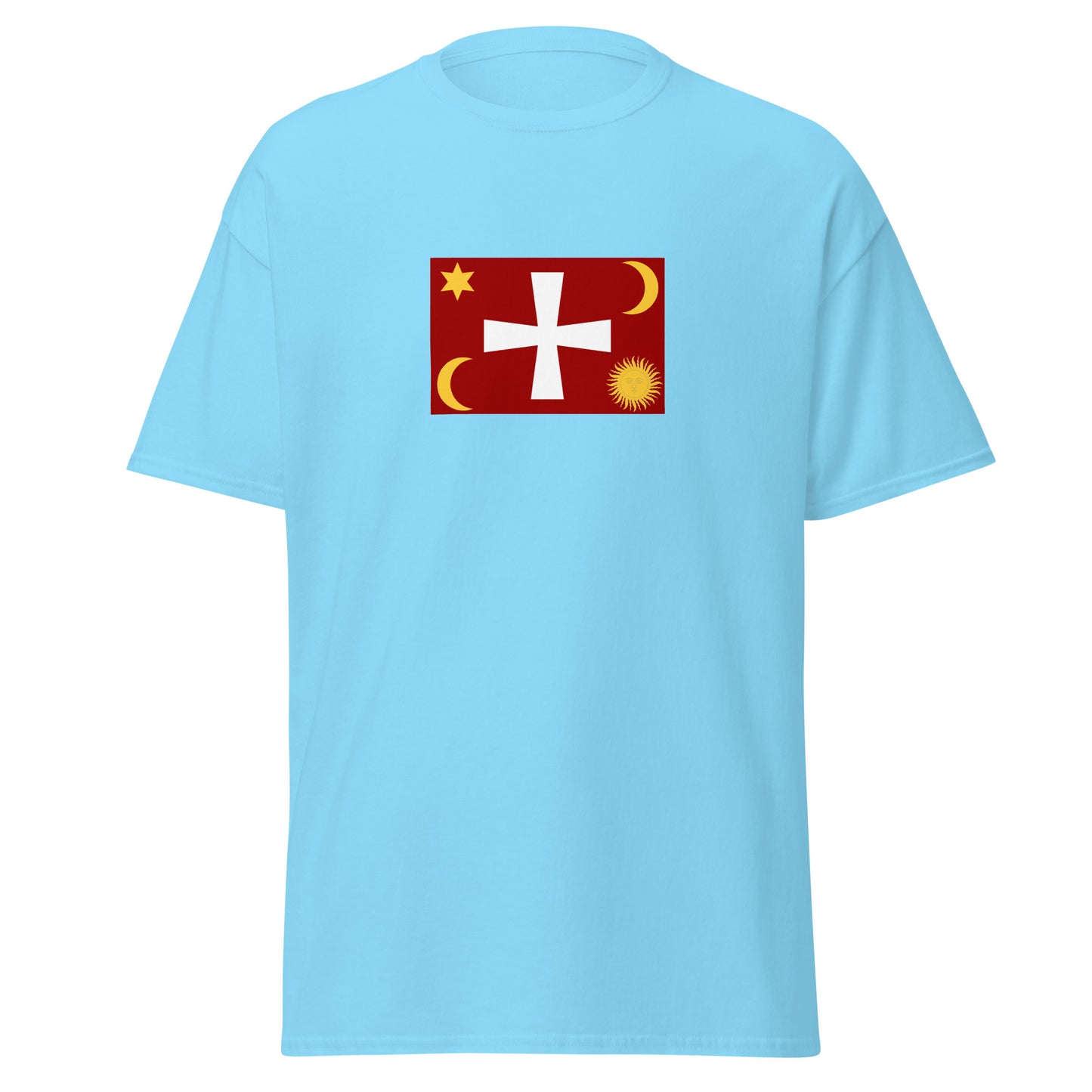 Ukraine - Zaporozhian Sich (1552-1775) | Historical Ukraine Flag Interactive T-Shirt