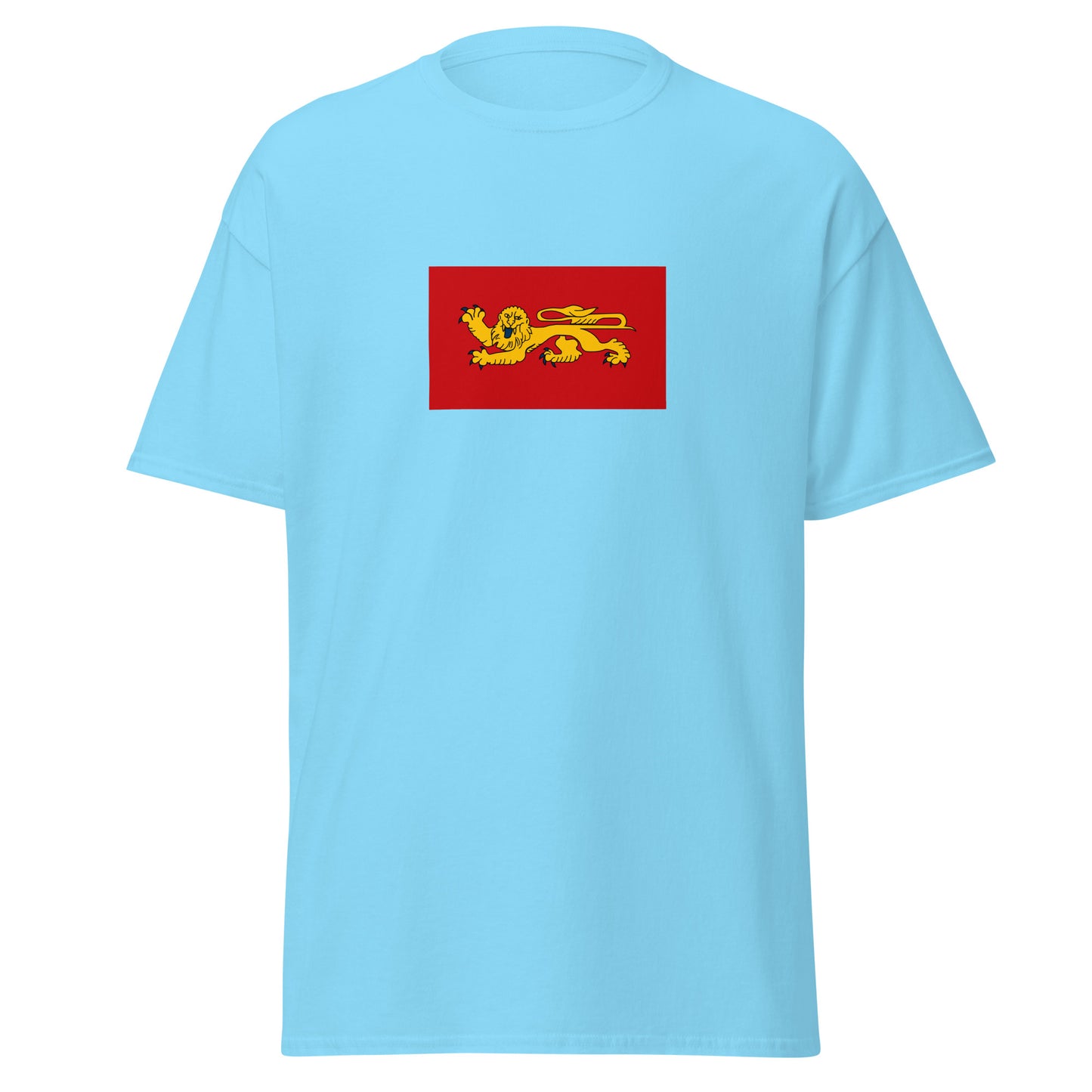 France - Occitania Duchy of Aquitaine (602-1453) | Historical French Flag Interactive T-Shirt