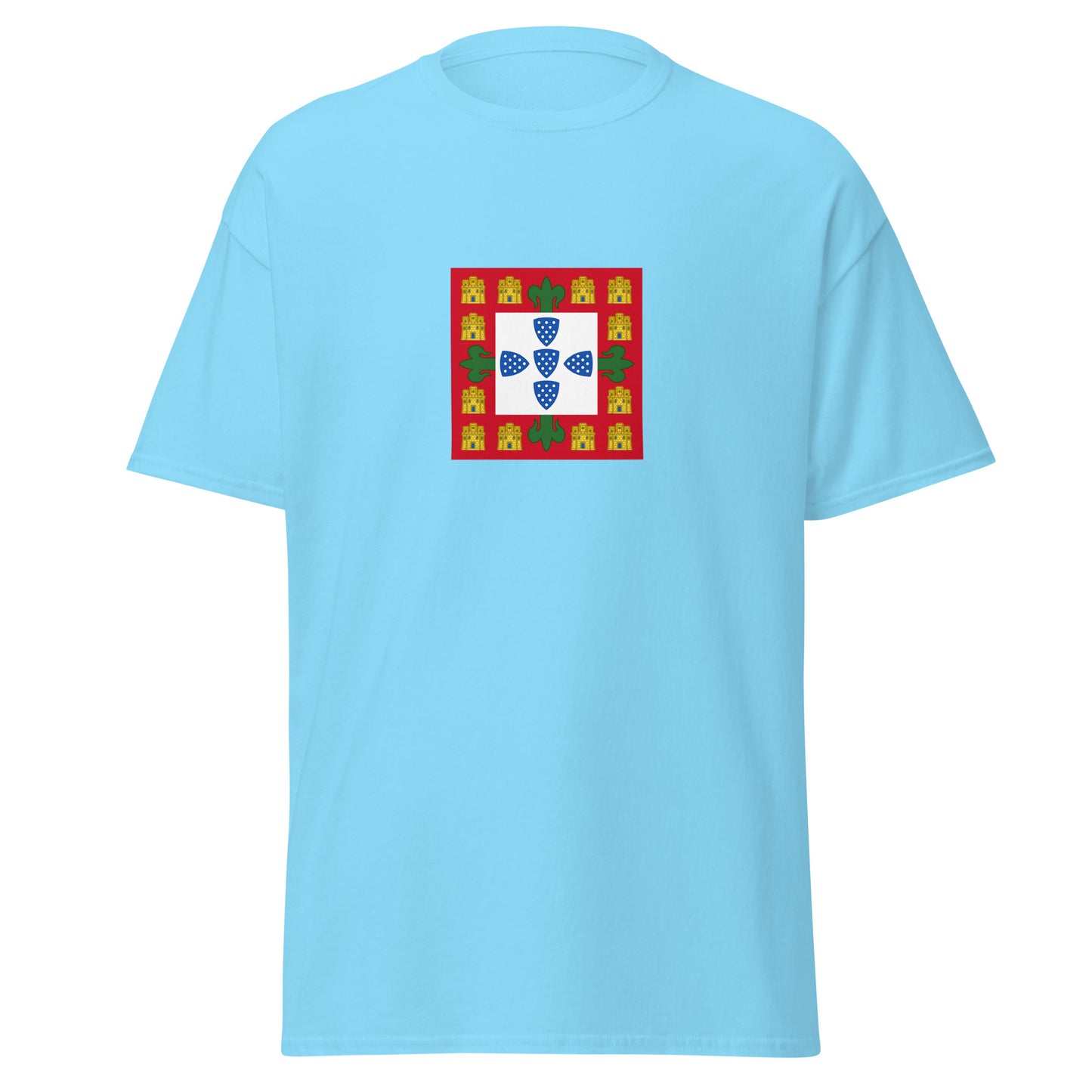 Portugal - Kingdom of Portugal (1139-1415) | Historical Portuguese Flag Interactive T-Shirt