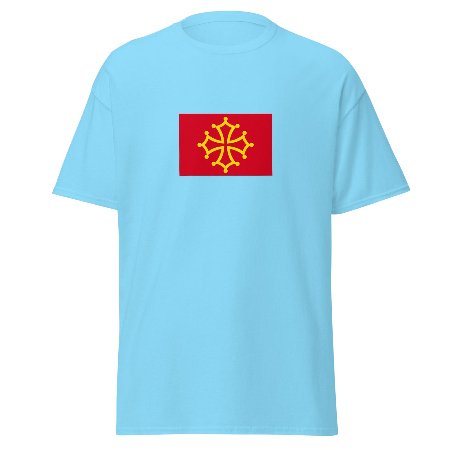 France - Occitania County of Toulouse (778-1271) | Historical French Flag Interactive T-Shirt