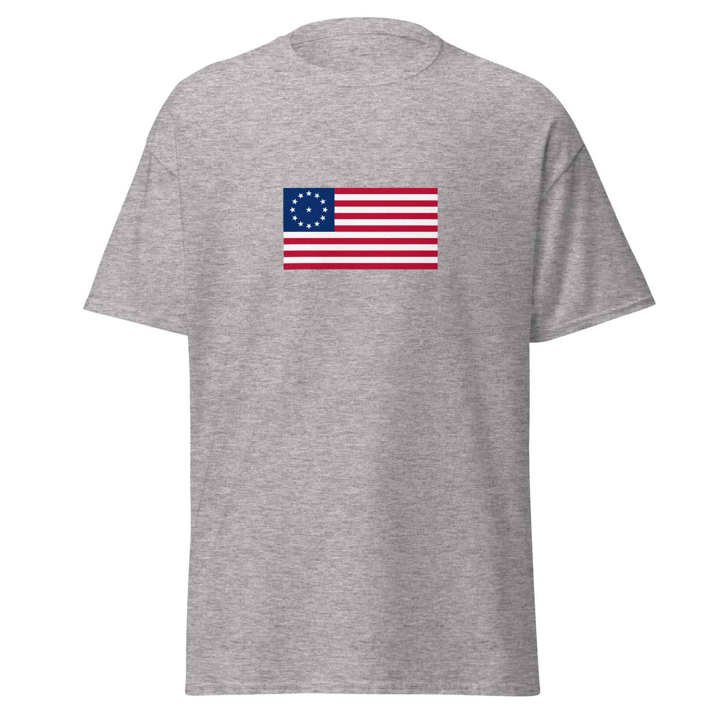 USA - 38 Concentric Circles Flag (1877) | Historical American Flag Interactive T-shirt