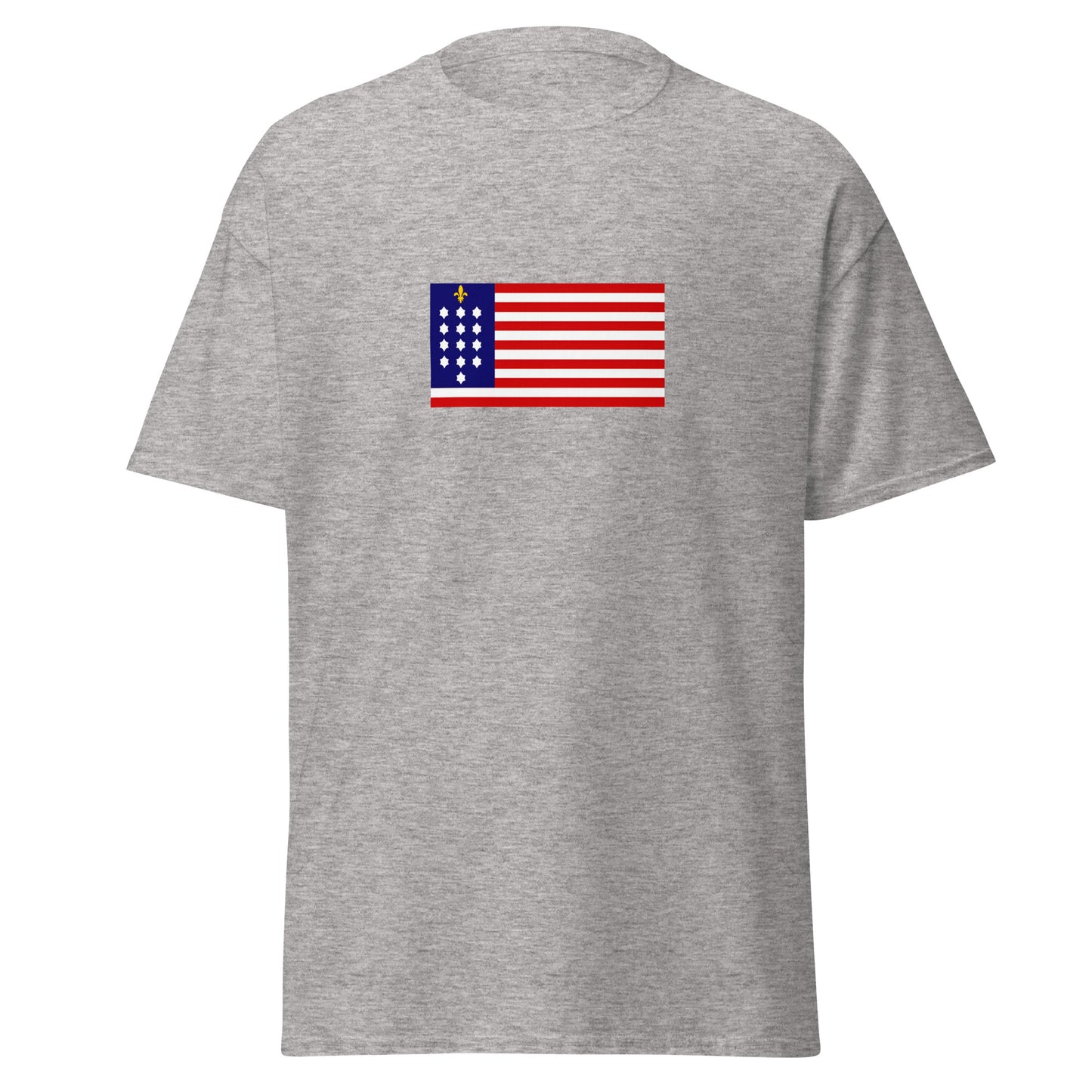 USA - Franco-American Alliance (1781) | Historical American Flag Interactive T-Shirt