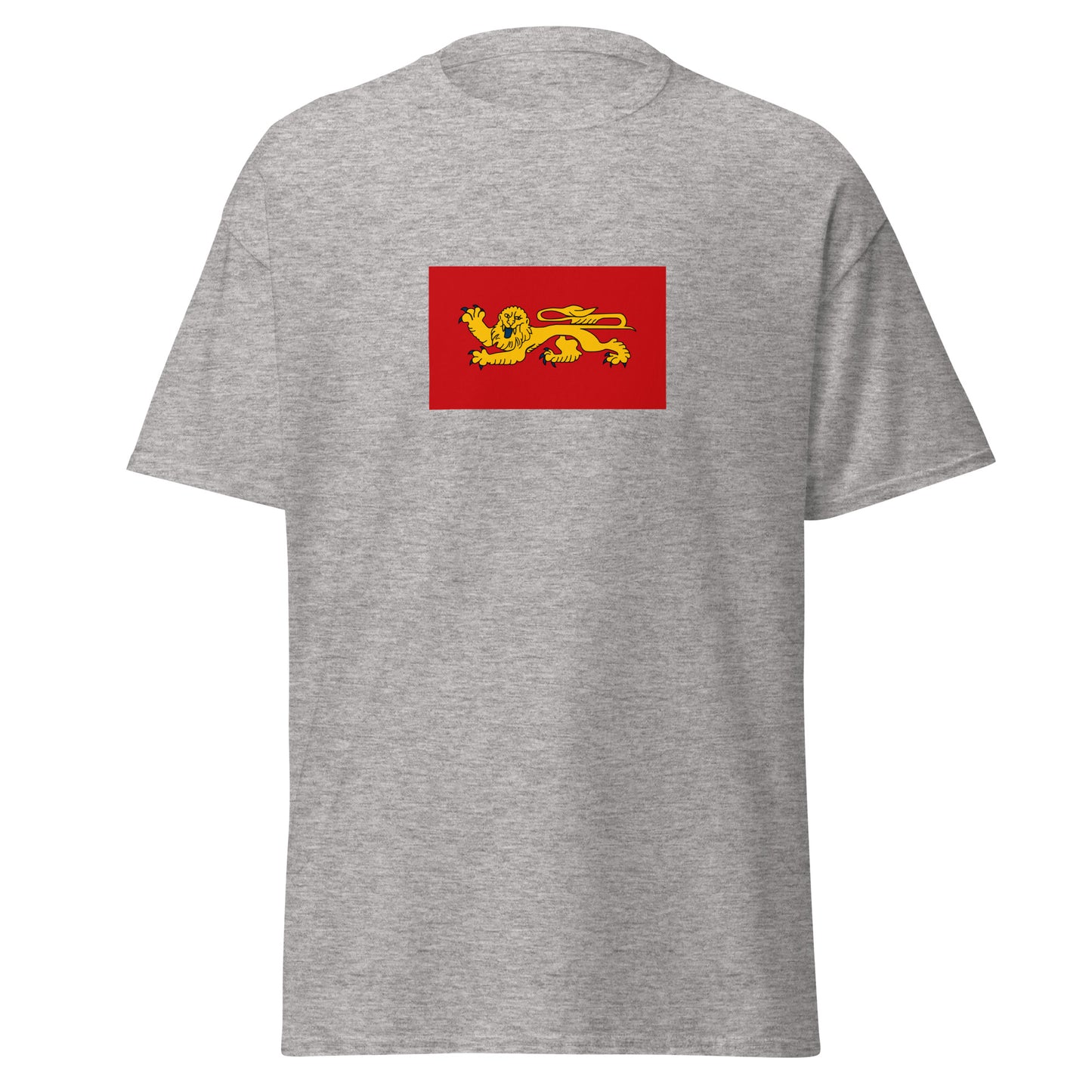 France - Occitania Duchy of Aquitaine (602-1453) | Historical French Flag Interactive T-Shirt