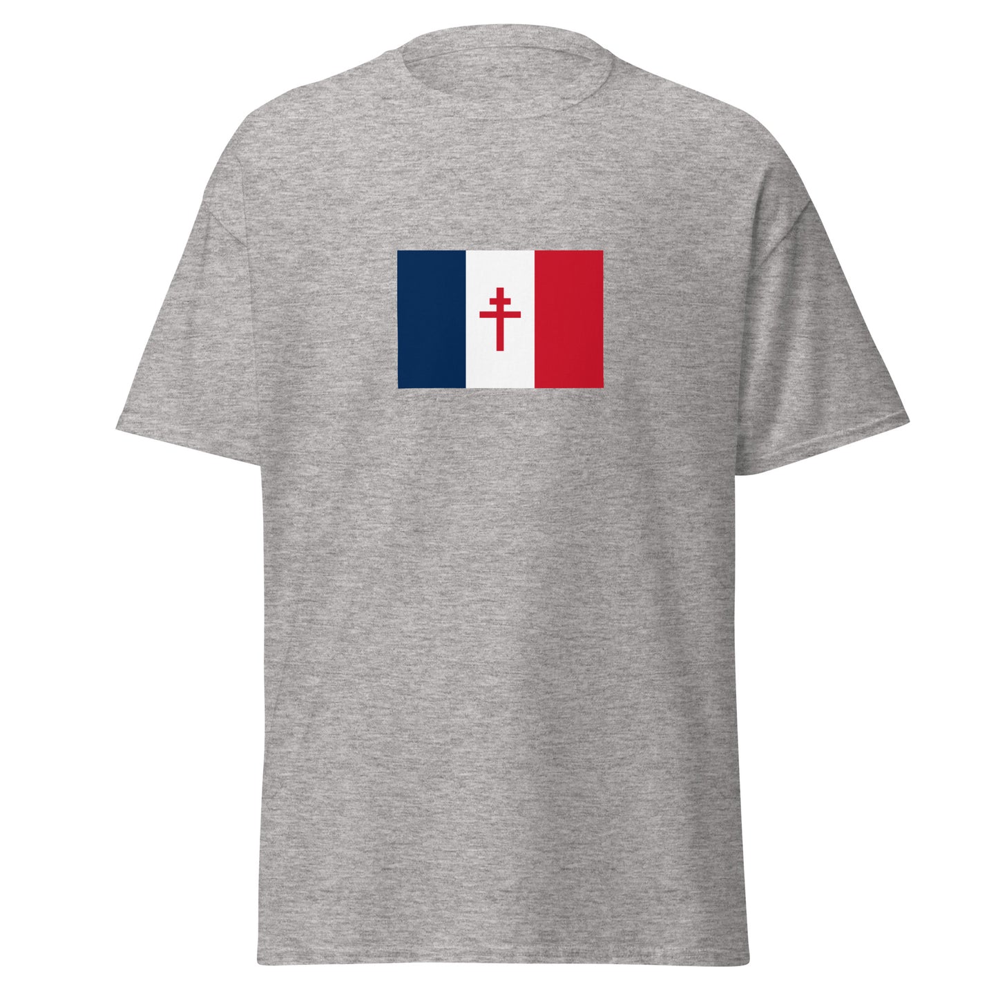 France - Free France (1940-1944) | Historical French Flag Interactive T-Shirt