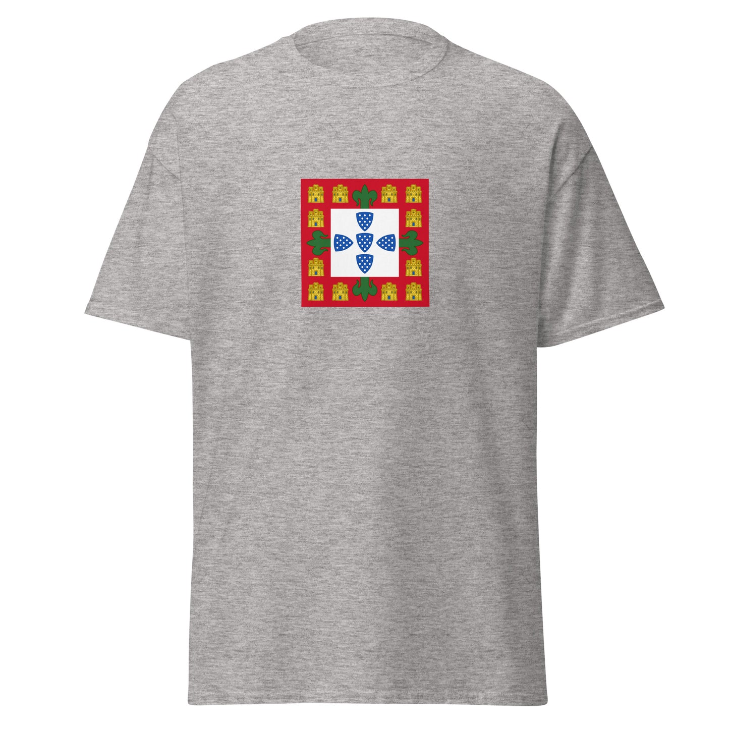 Portugal - Kingdom of Portugal (1139-1415) | Historical Portuguese Flag Interactive T-Shirt