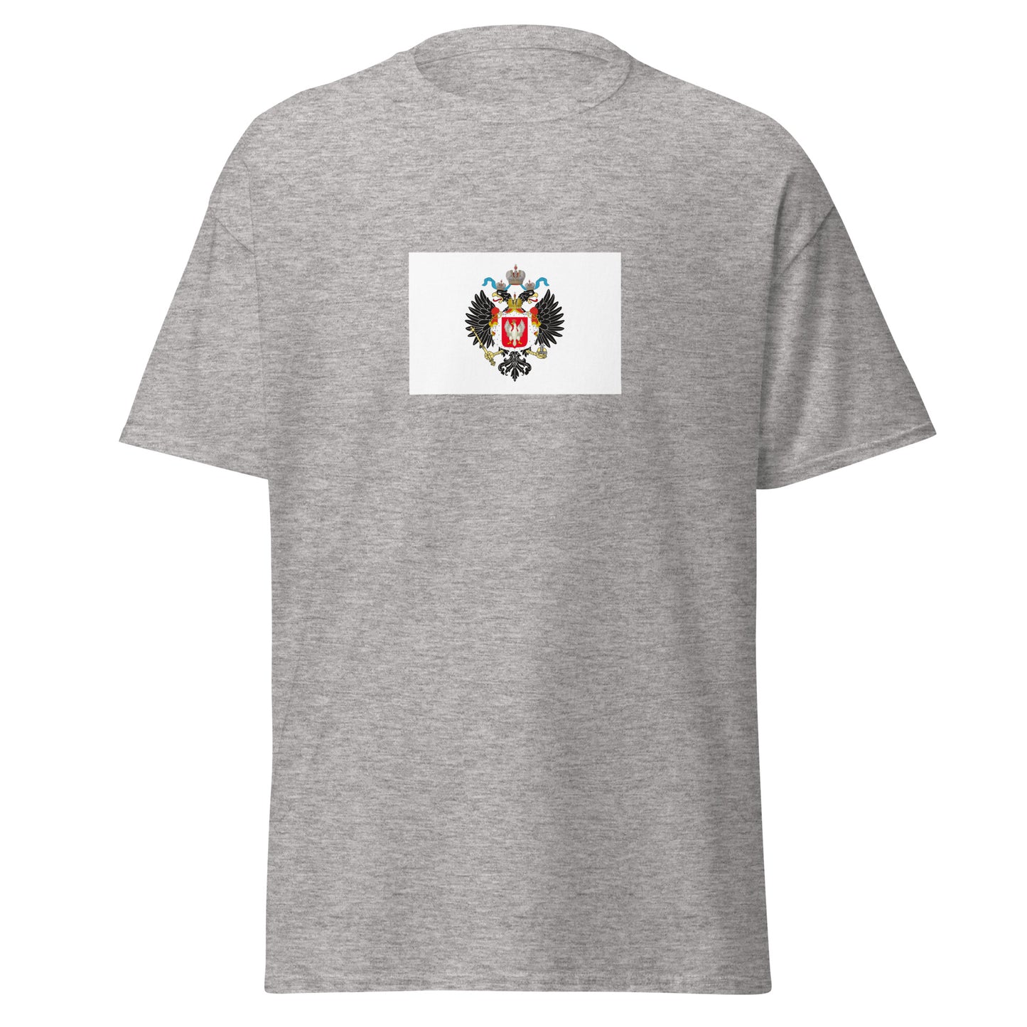 Poland - Kingdom of Poland (1815-1830) | Historical Polish Flag Interactive T-Shirt