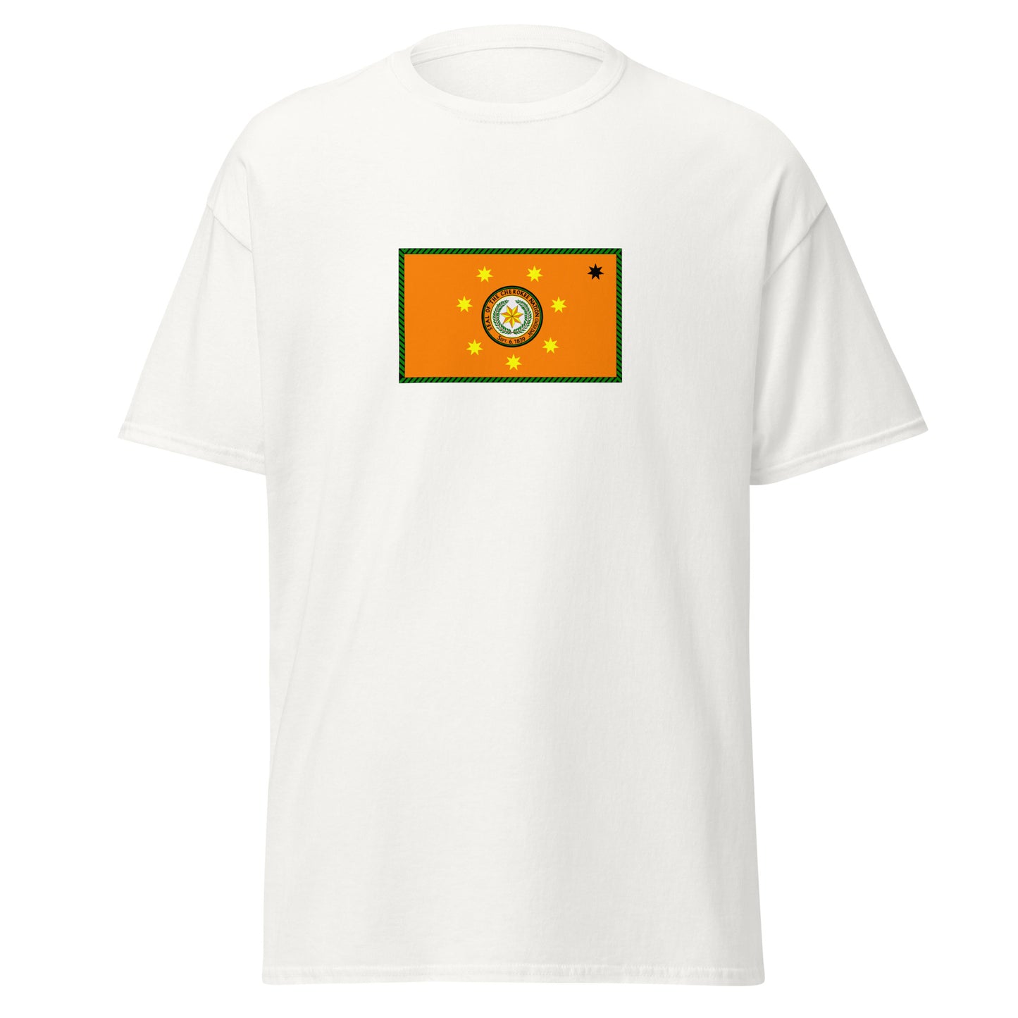 USA - Cherokees | Native American Flag Interactive T-shirt