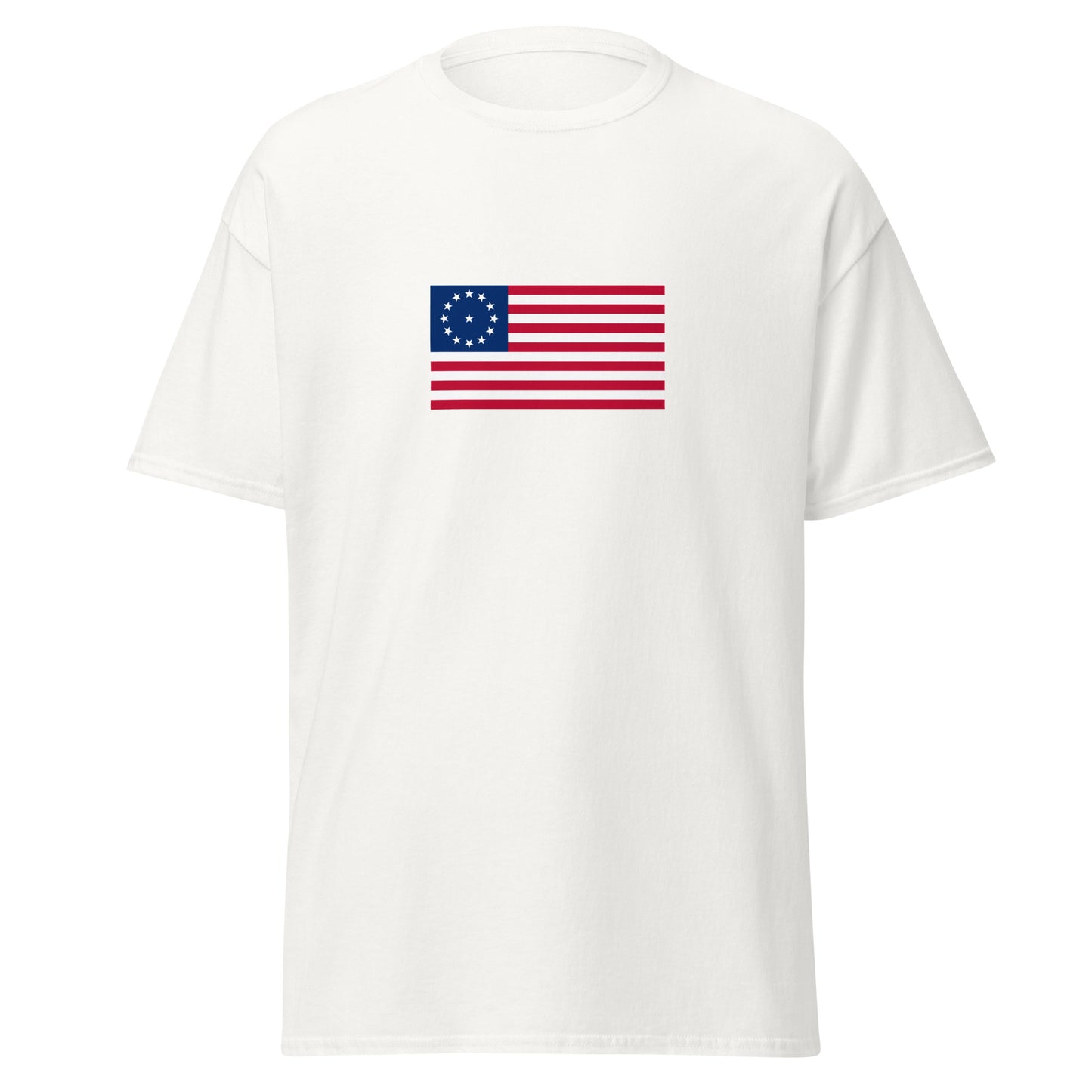 USA - 38 Concentric Circles Flag (1877) | Historical American Flag Interactive T-shirt