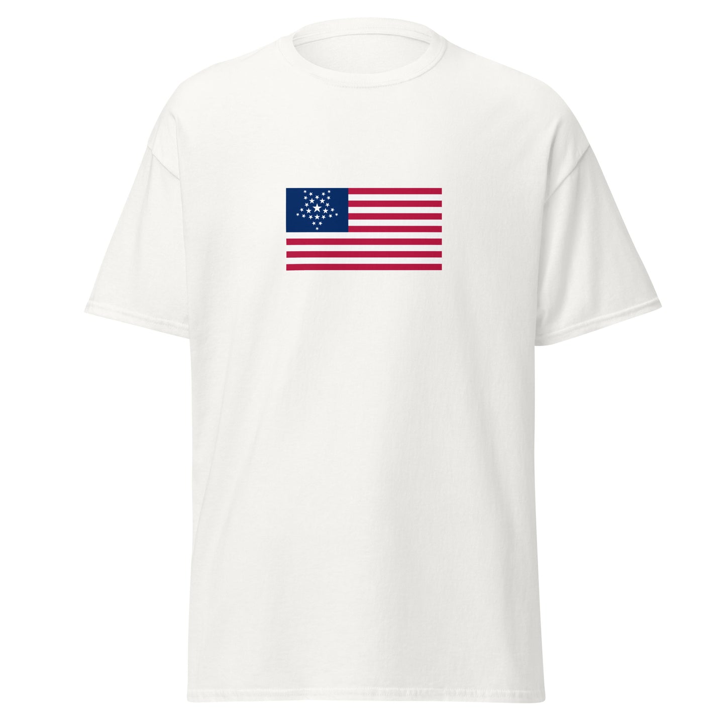 USA - 26 Great Star Flag (1837) | Historical American Flag Interactive T-Shirt