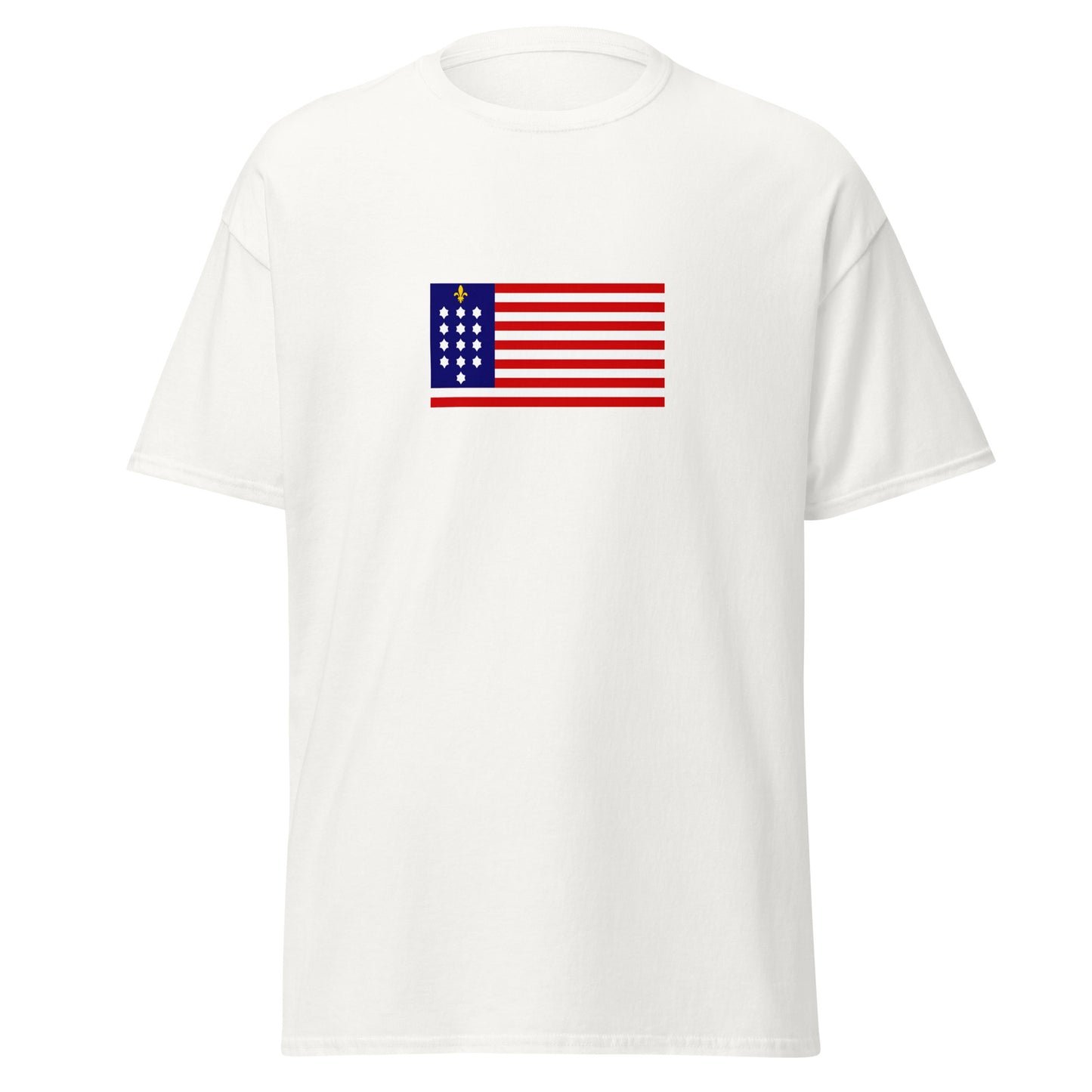 USA - Franco-American Alliance (1781) | Historical American Flag Interactive T-Shirt