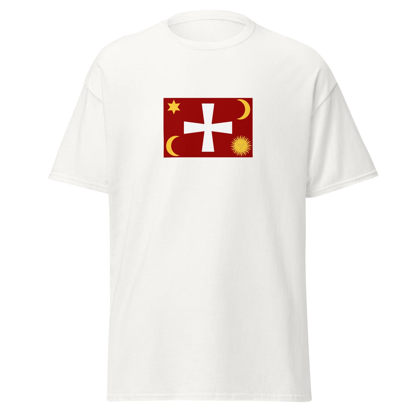 Ukraine - Zaporozhian Sich (1552-1775) | Historical Ukraine Flag Interactive T-Shirt