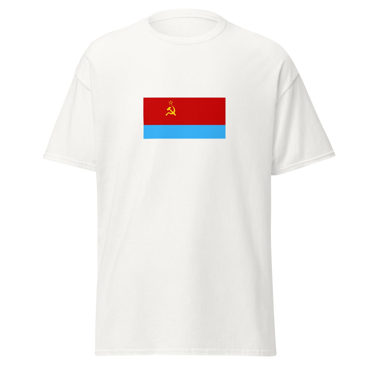 Ukraine - Soviet Ukraine (1950-1991) | Historical Ukraine Flag Interactive T-Shirt