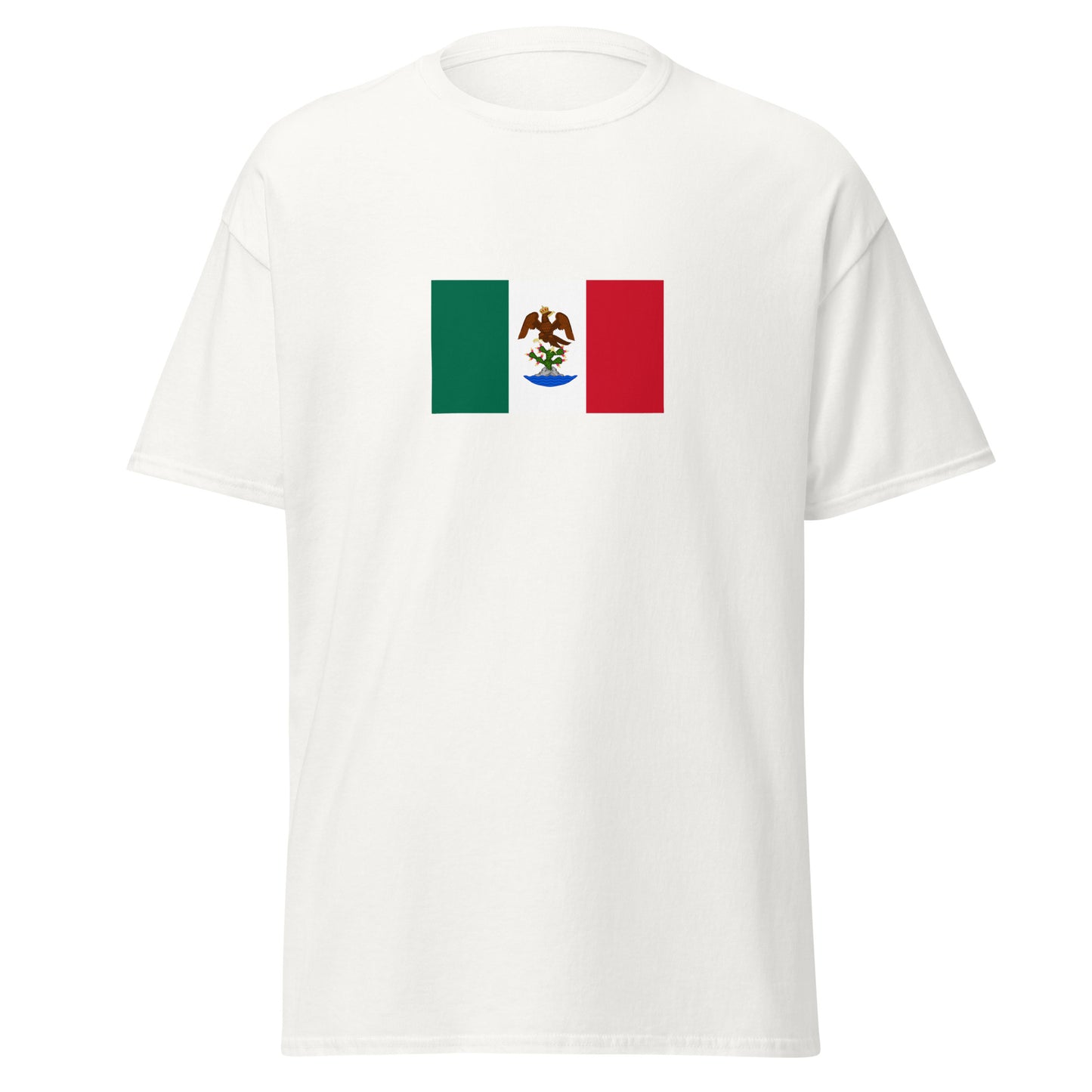 Mexico - First Mexican Empire (1821-1823) | Historical Mexican Flag Interactive T-Shirt