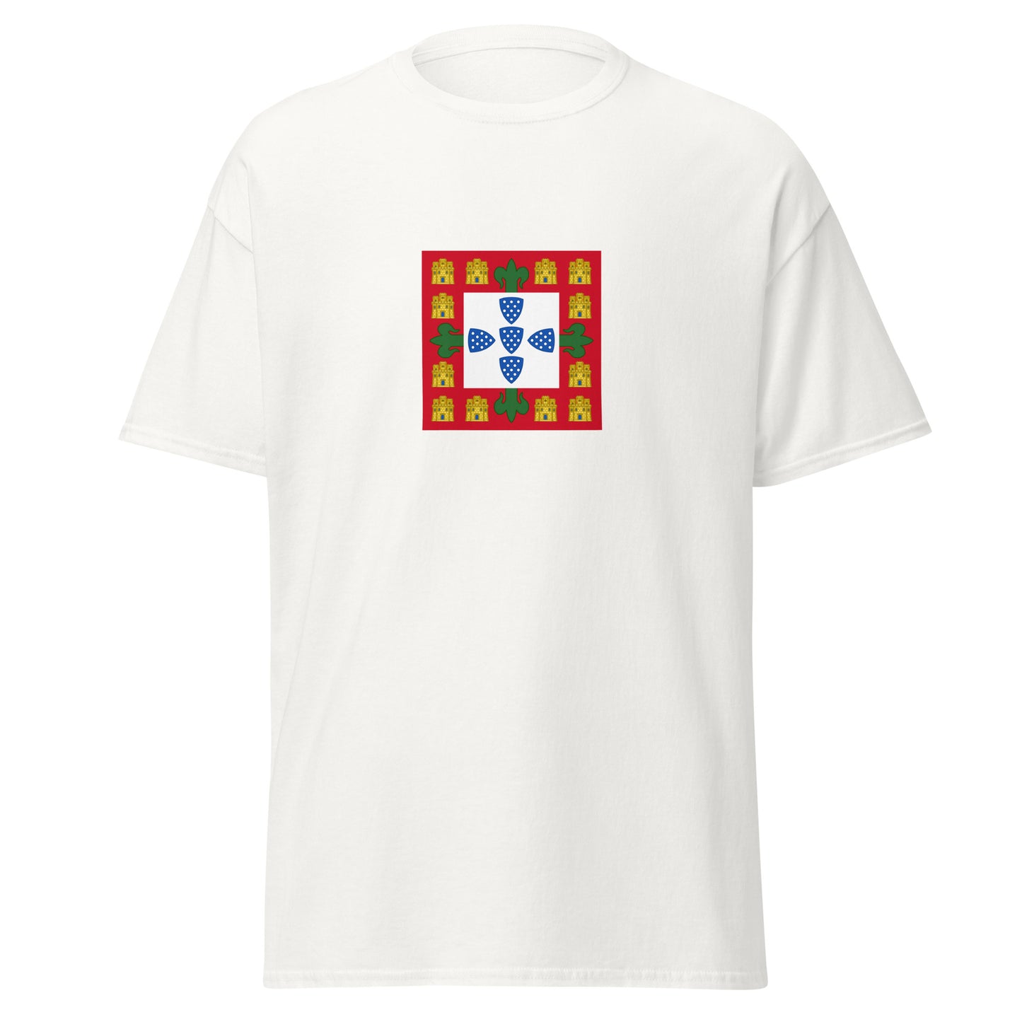 Portugal - Kingdom of Portugal (1139-1415) | Historical Portuguese Flag Interactive T-Shirt