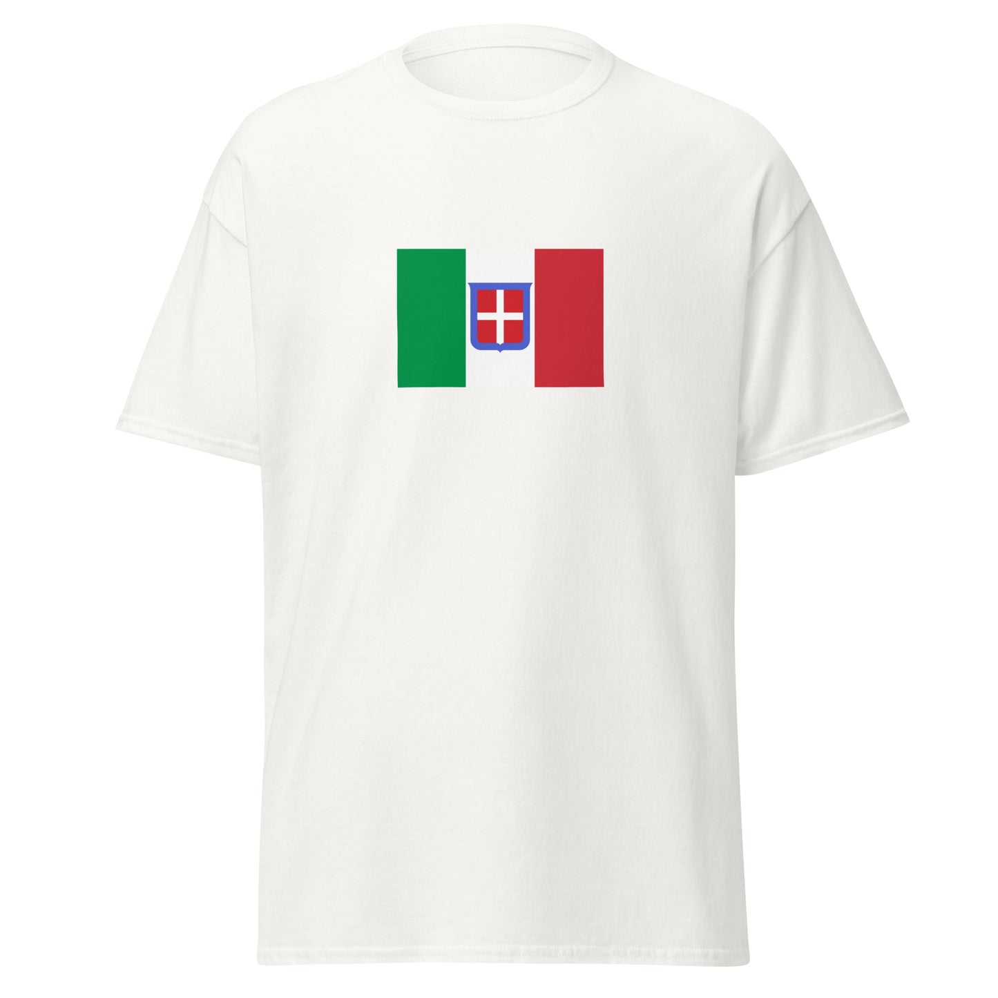 Italy - Kingdom of Sardinia (1848-1947) | Historical Italian Flag Interactive T-Shirt