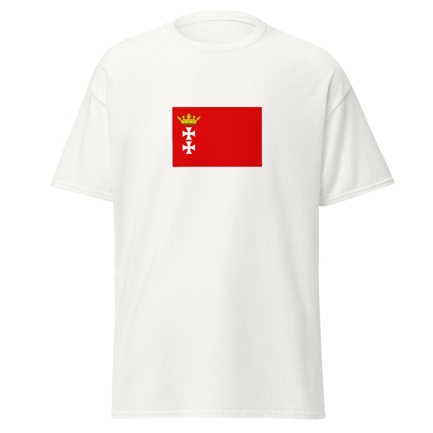 Poland - Republic of Danzig (1807-1814) | Historical Polish Flag Interactive T-Shirt