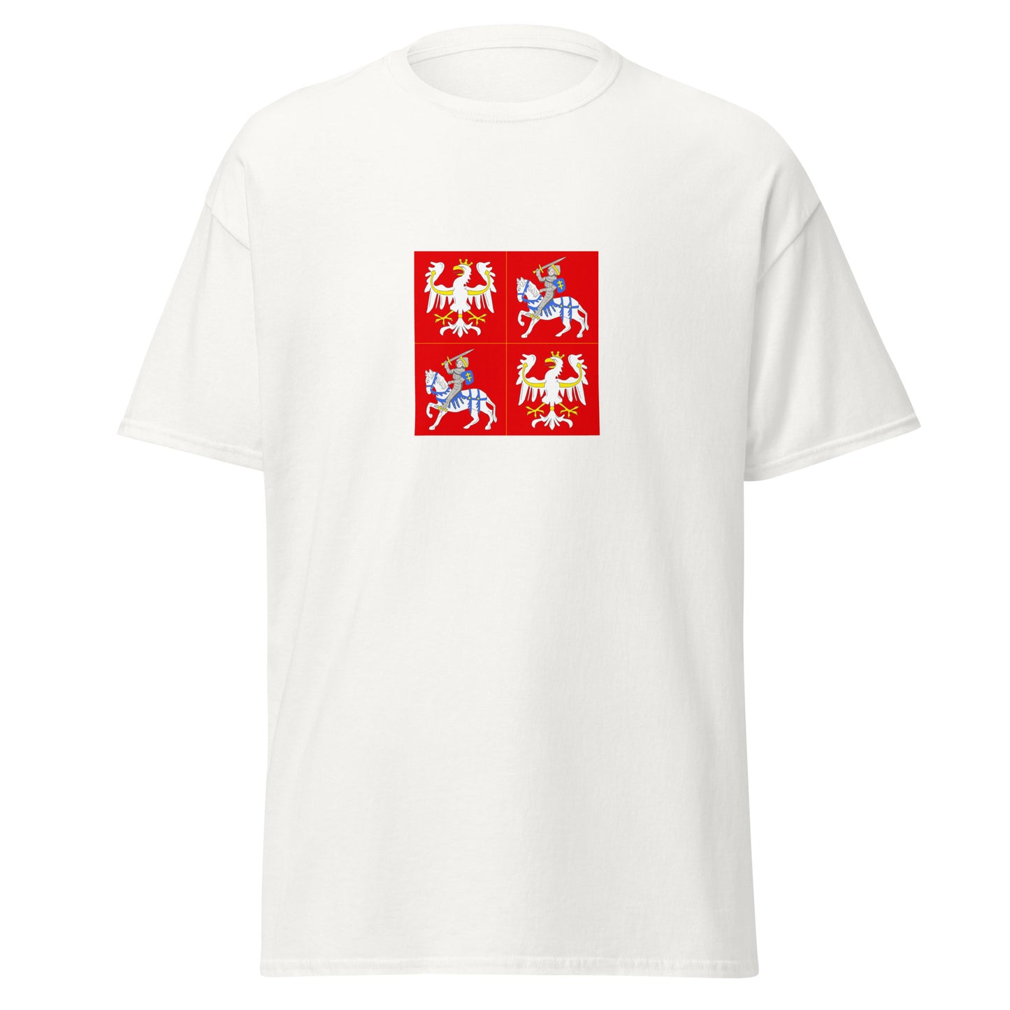 Poland - Jagiellonian Dynasty (1385-1572) | Historical Polish Flag Interactive T-shirt