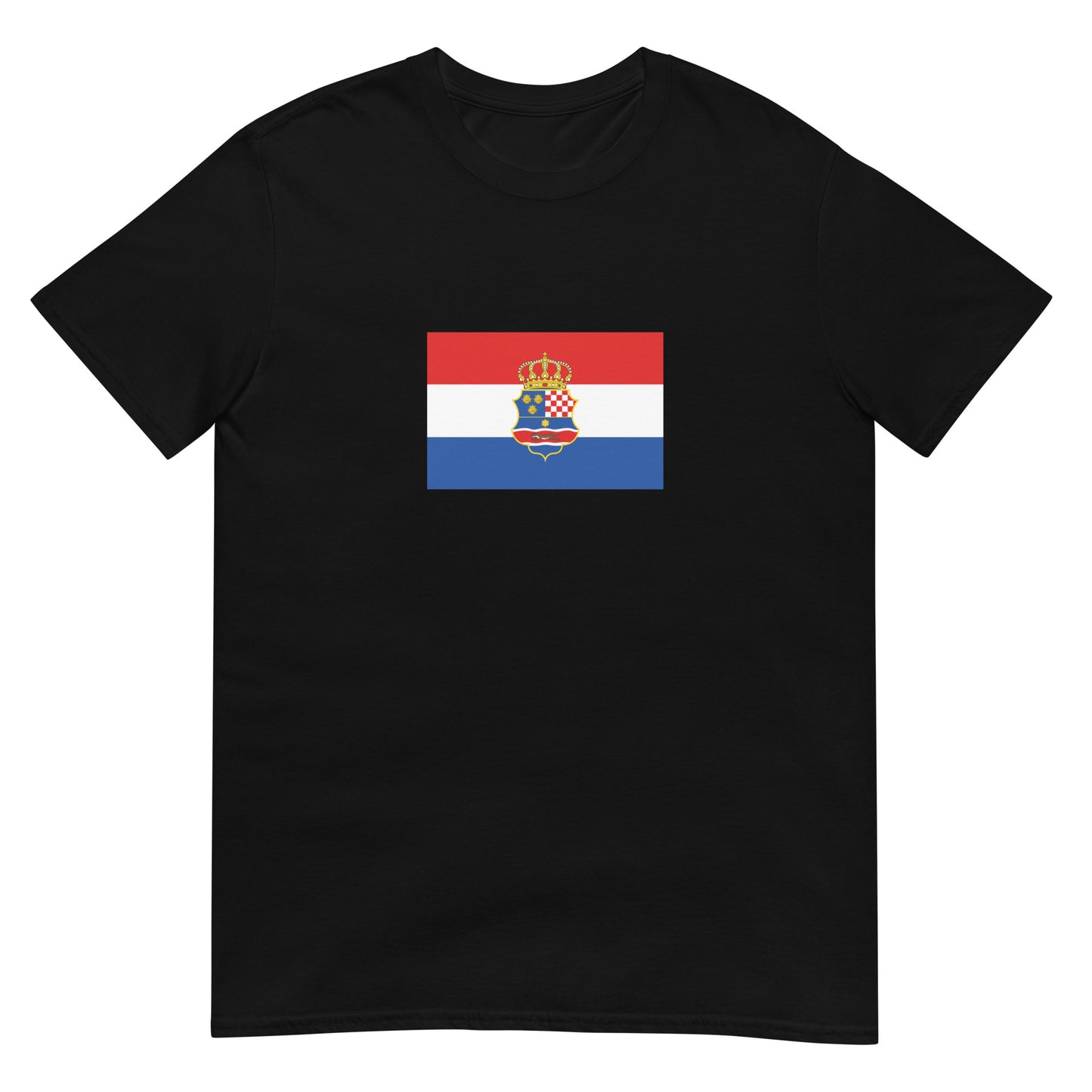 Croatia - Kingdom of Croatia-Habsburg (1527-1868) | Historical Flag Short-Sleeve Unisex T-Shirt