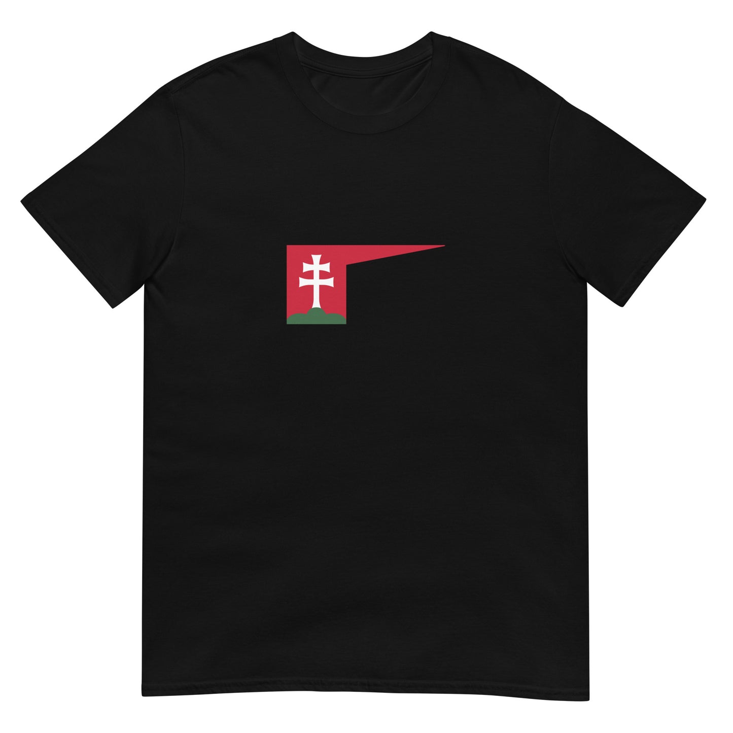 Hungary - Kingdom of Hungary (1000-1301) | Historical Flag Short-Sleeve Unisex T-Shirt