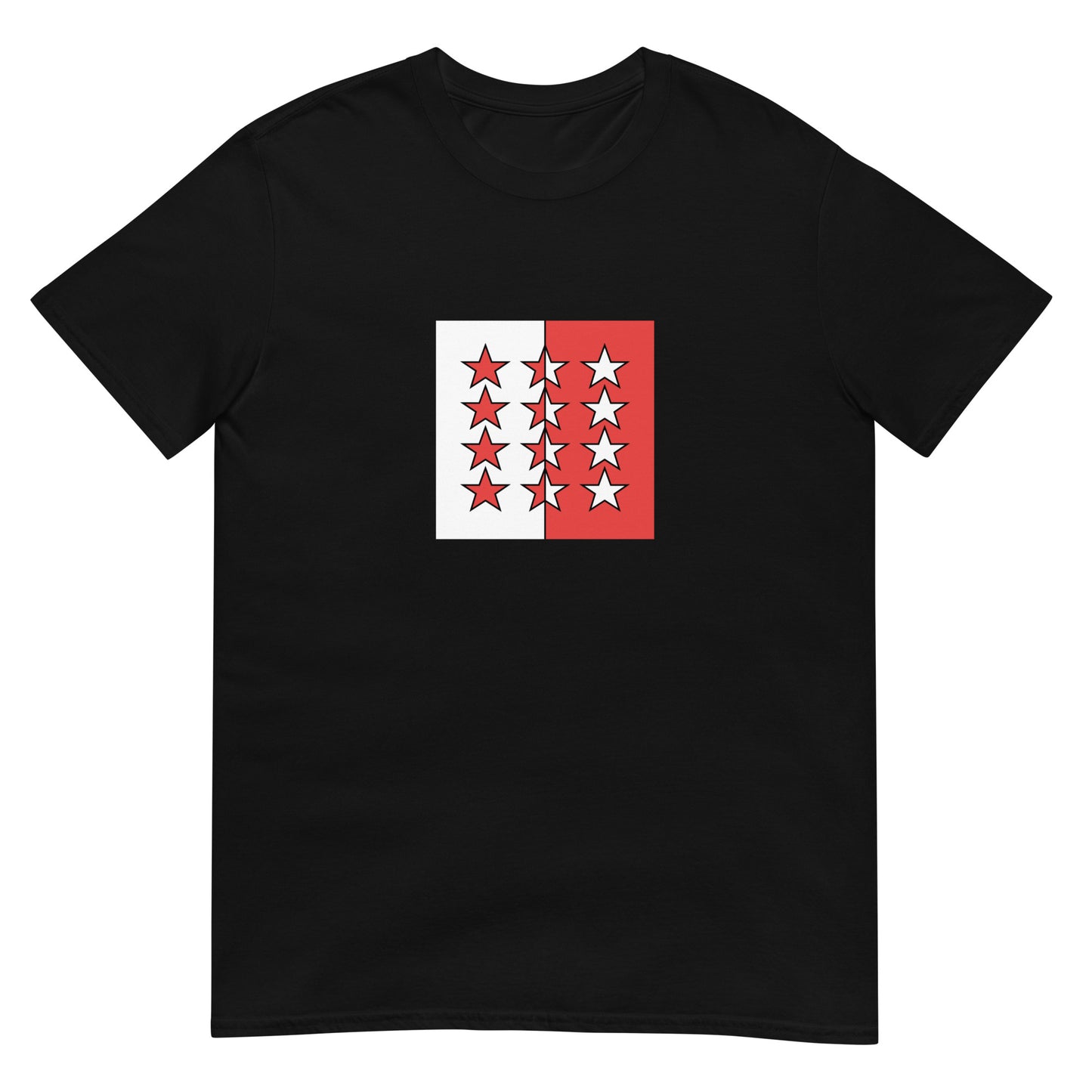 Switzerland - Rhodanic Republic (1802-1810) | Historical Flag Short-Sleeve Unisex T-Shirt