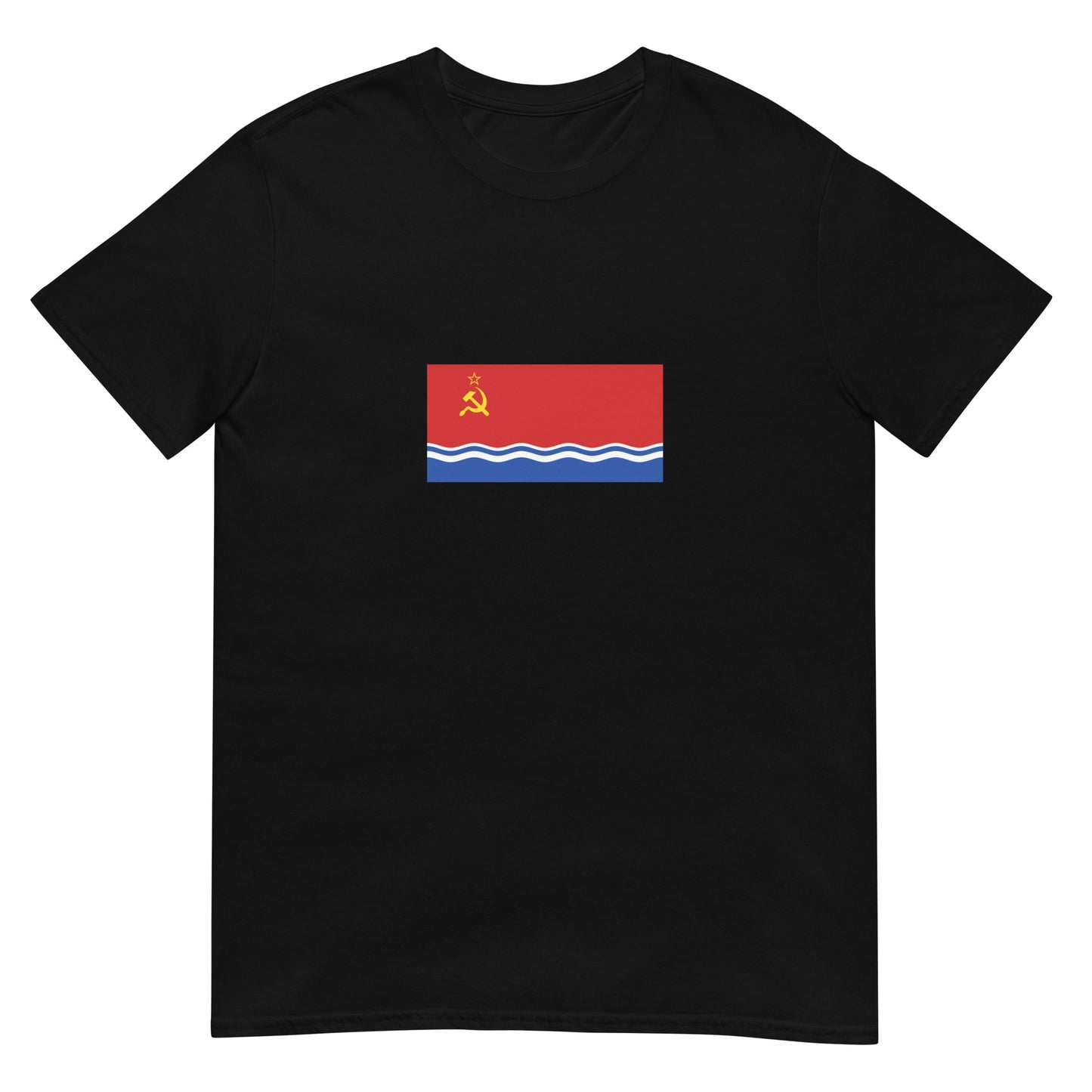 Latvia - Latvian Soviet Socialist Republic (1940-1991) | Historical Flag Short-Sleeve Unisex T-Shirt