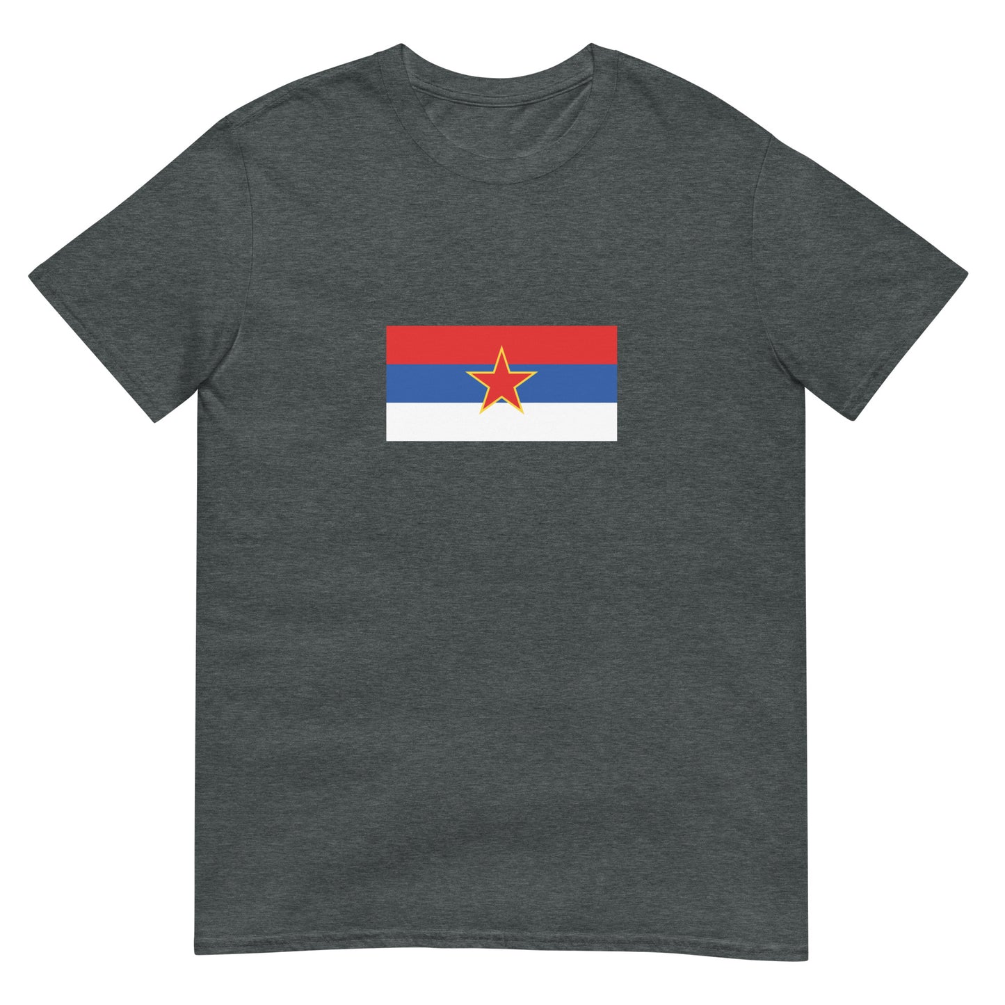 Serbia - Socialist Republic of Serbia (1946-1992) | Historical Flag Short-Sleeve Unisex T-Shirt