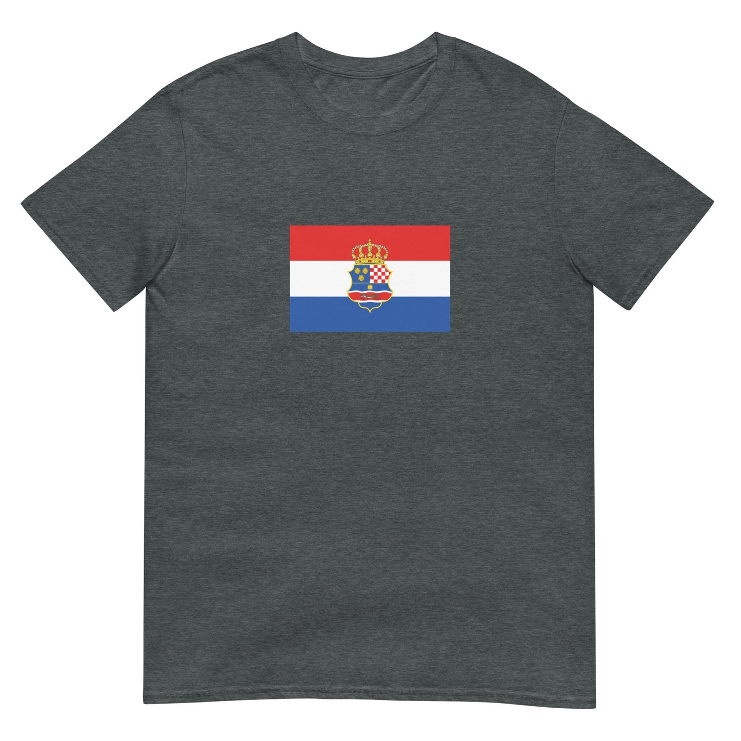 Croatia - Kingdom of Croatia-Habsburg (1527-1868) | Historical Flag Short-Sleeve Unisex T-Shirt