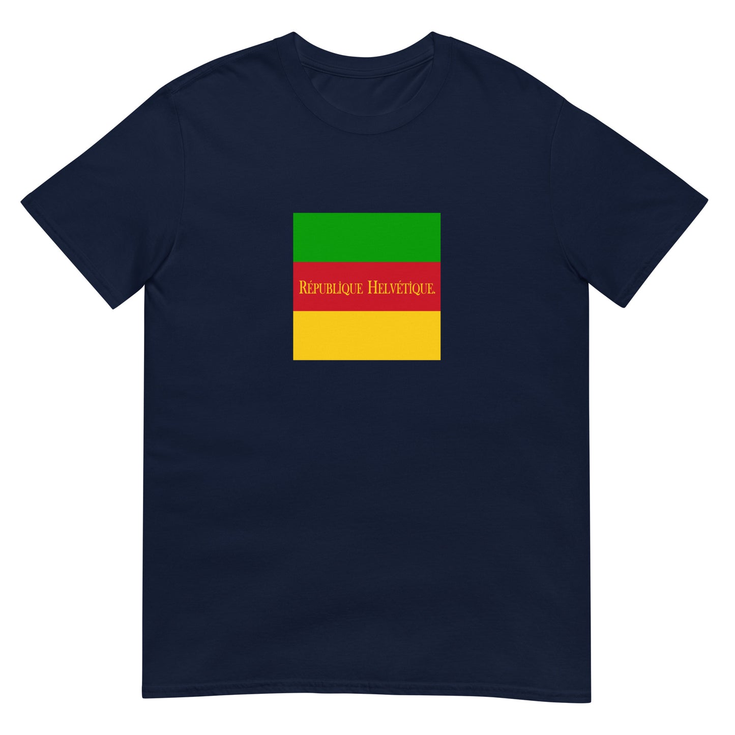 Switzerland - Helvetic Republic (1798-1803) | Historical Flag Short-Sleeve Unisex T-Shirt