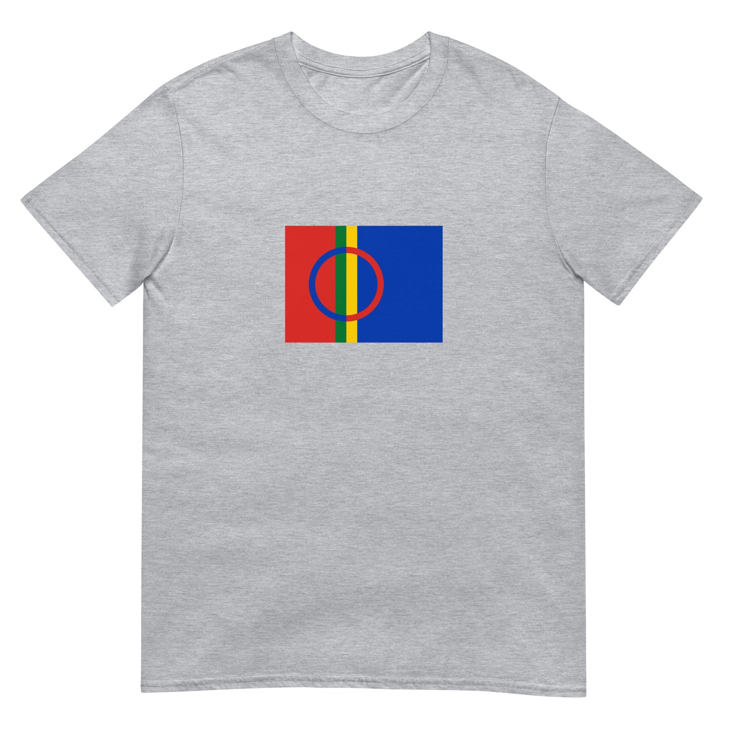Finland - Sami people | Ethnic Flag Short-Sleeve Unisex T-Shirt
