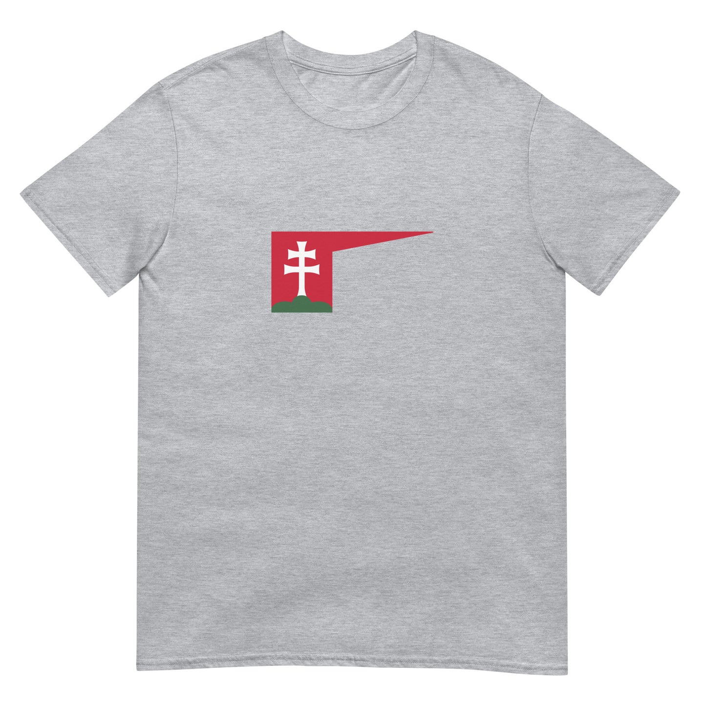 Slovenia - Kingdom of Hungary (1102-1437) | Historical Flag Short-Sleeve Unisex T-Shirt