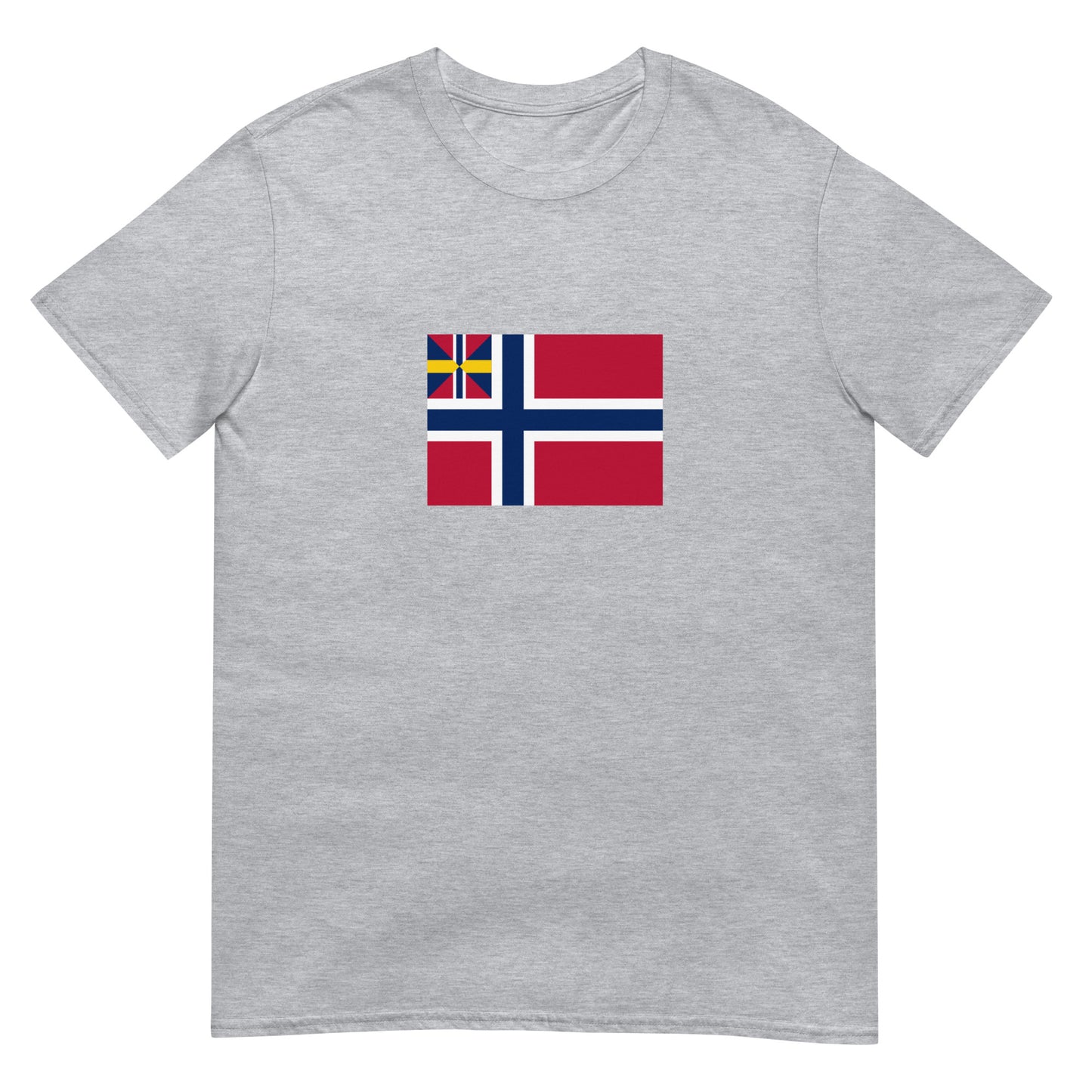 Norway - United Kingdoms of Sweden and Norway (1844-1899) | Historical Flag Short-Sleeve Unisex T-Shirt