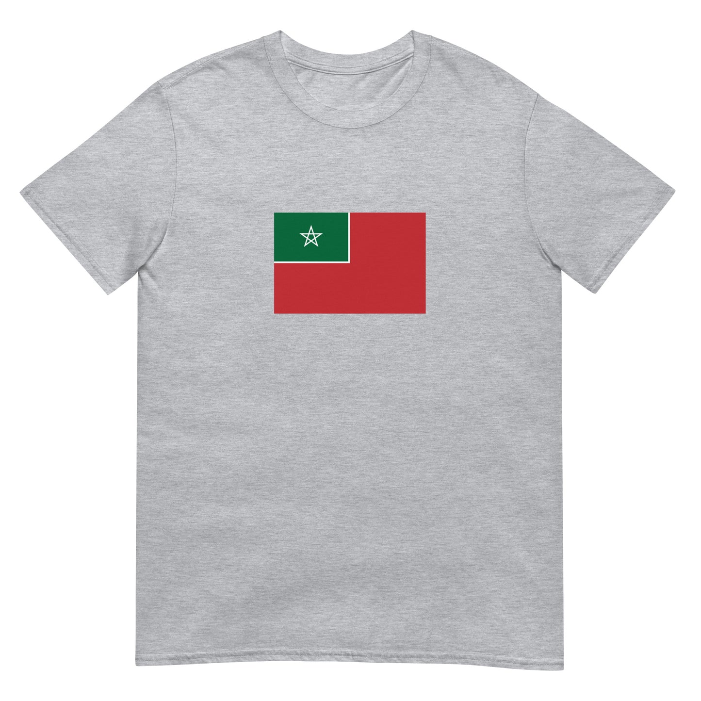 Morocco - Spanish Protectorate in Morocco (1912-1956) | Historical Flag Short-Sleeve Unisex T-Shirt