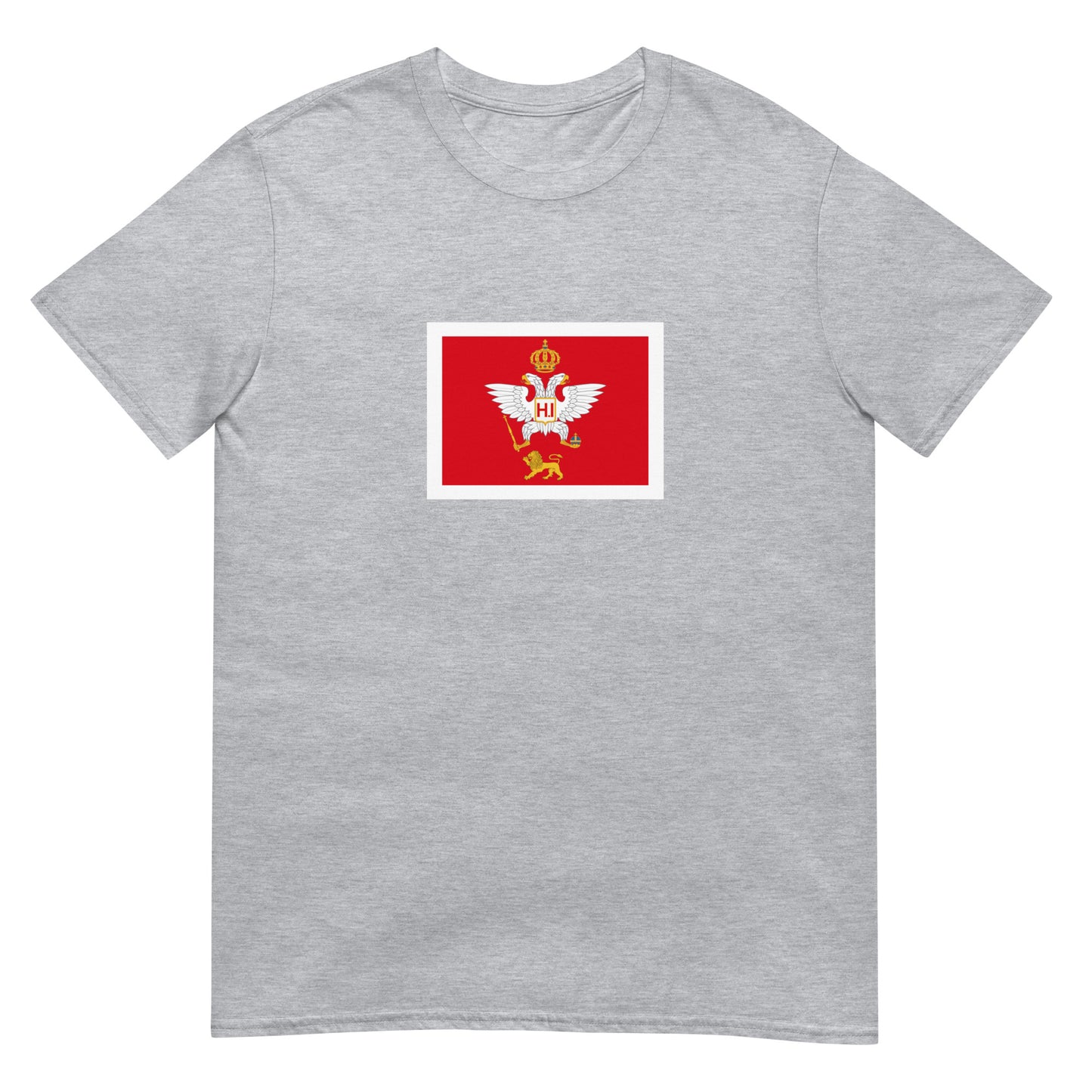 Montenegro - Principality of Montenegro (1852-1910) | Historical Flag Short-Sleeve Unisex T-Shirt