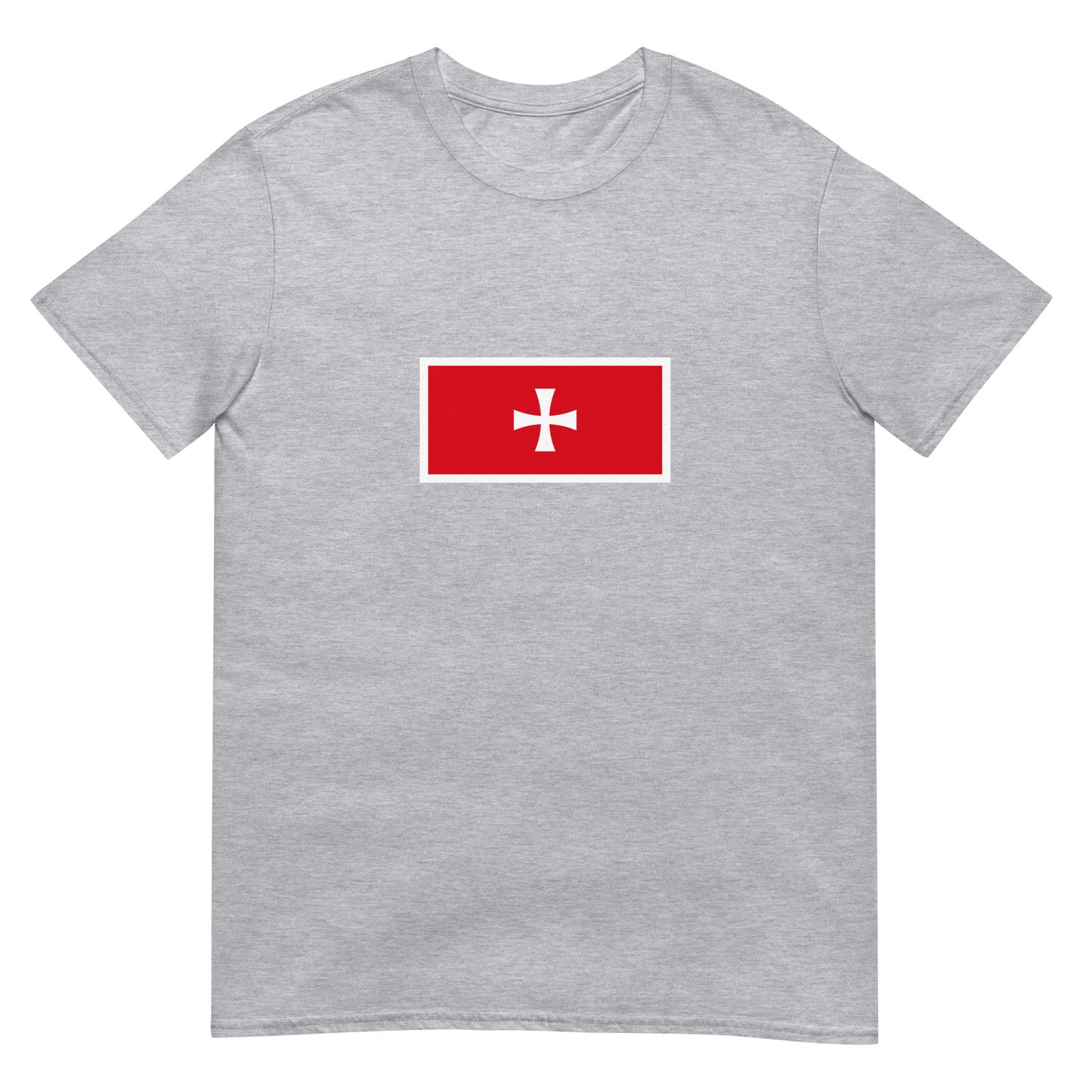 Montenegro - Prince Bishopric Montenegro (1516-1852) | Historical Flag Short-Sleeve Unisex T-Shirt