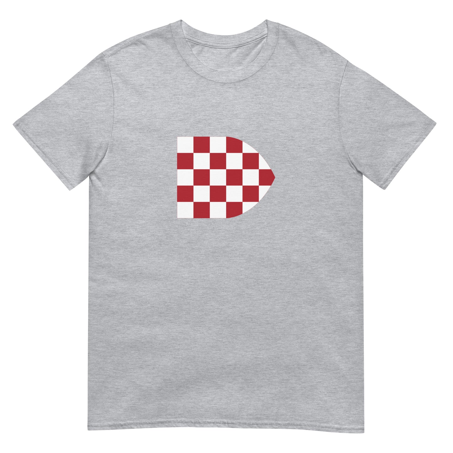 Croatia - Kingdom of Croatia and Dalmatia (1102-1526) | Historical Flag Short-Sleeve Unisex T-Shirt