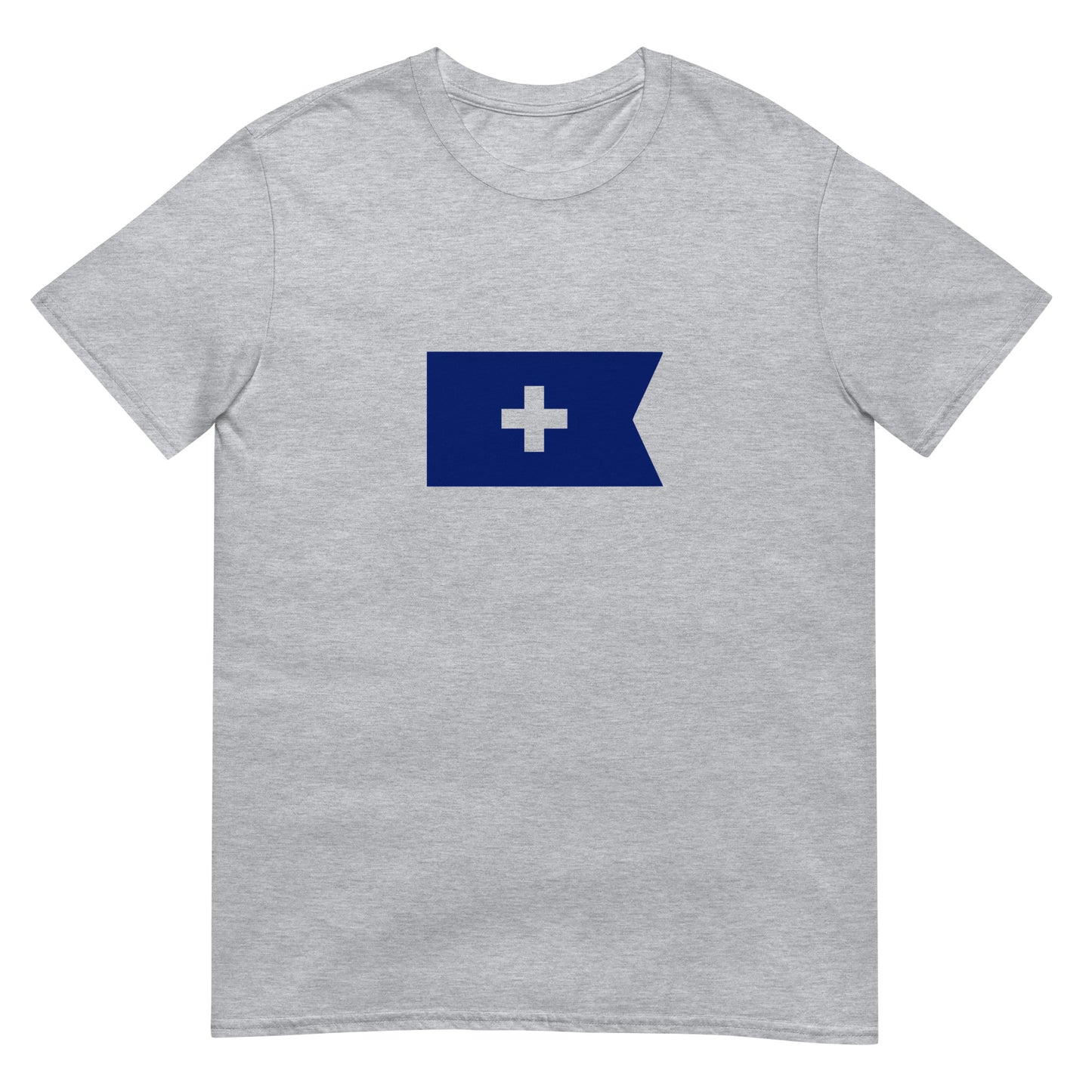 Bosnia Herzegovina - Banate of Bosnia (1154-1377) | Historical Flag Short-Sleeve Unisex T-Shirt