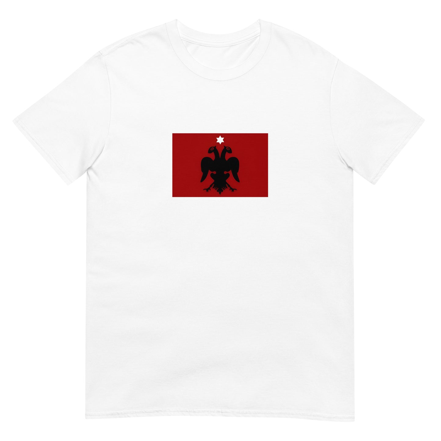 Albania - Ottoman Albanian Vilayet (1385-1912) | Historical Flag Short-Sleeve Unisex T-Shirt